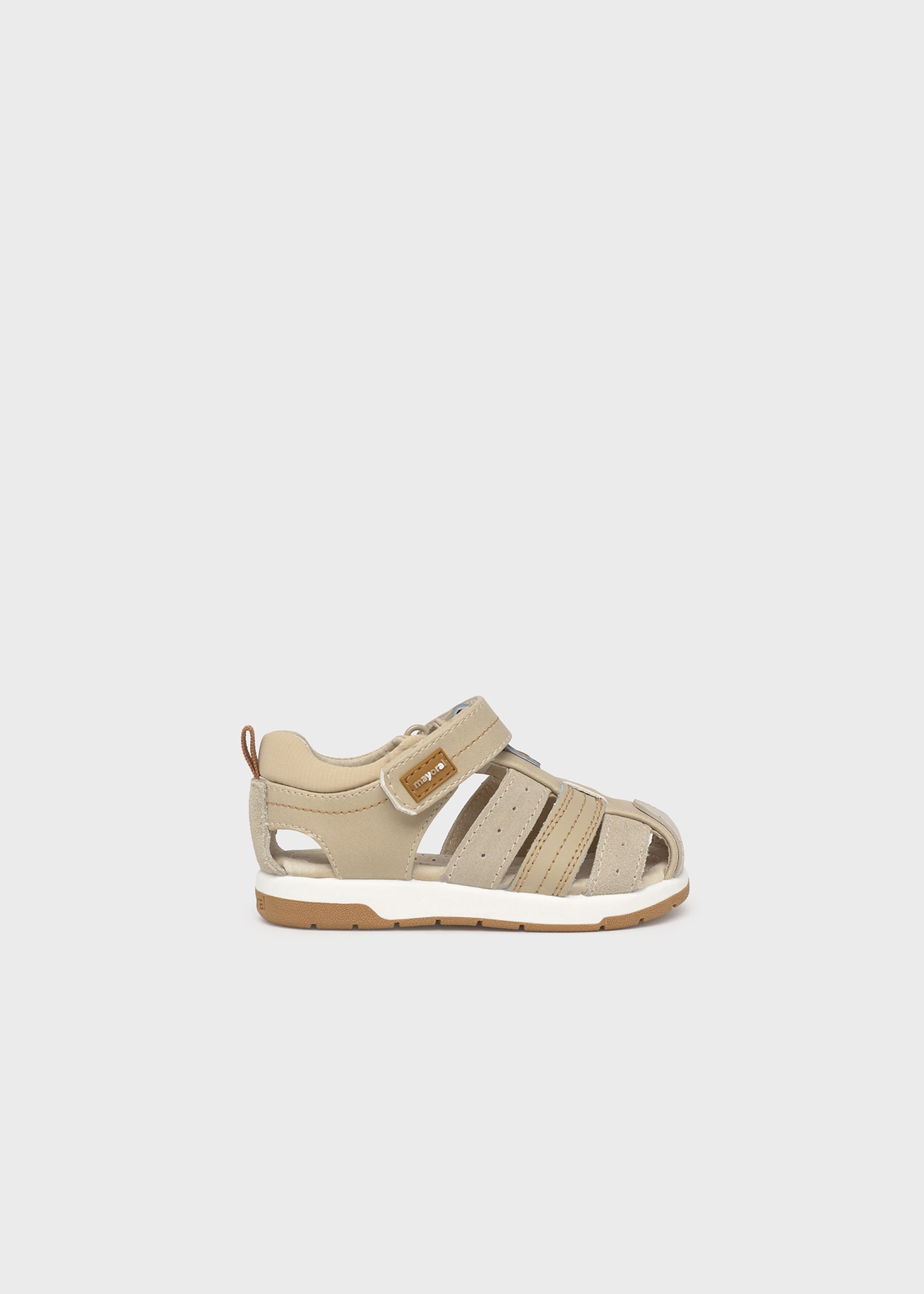 Leder Sandalen Zehenschutz Baby