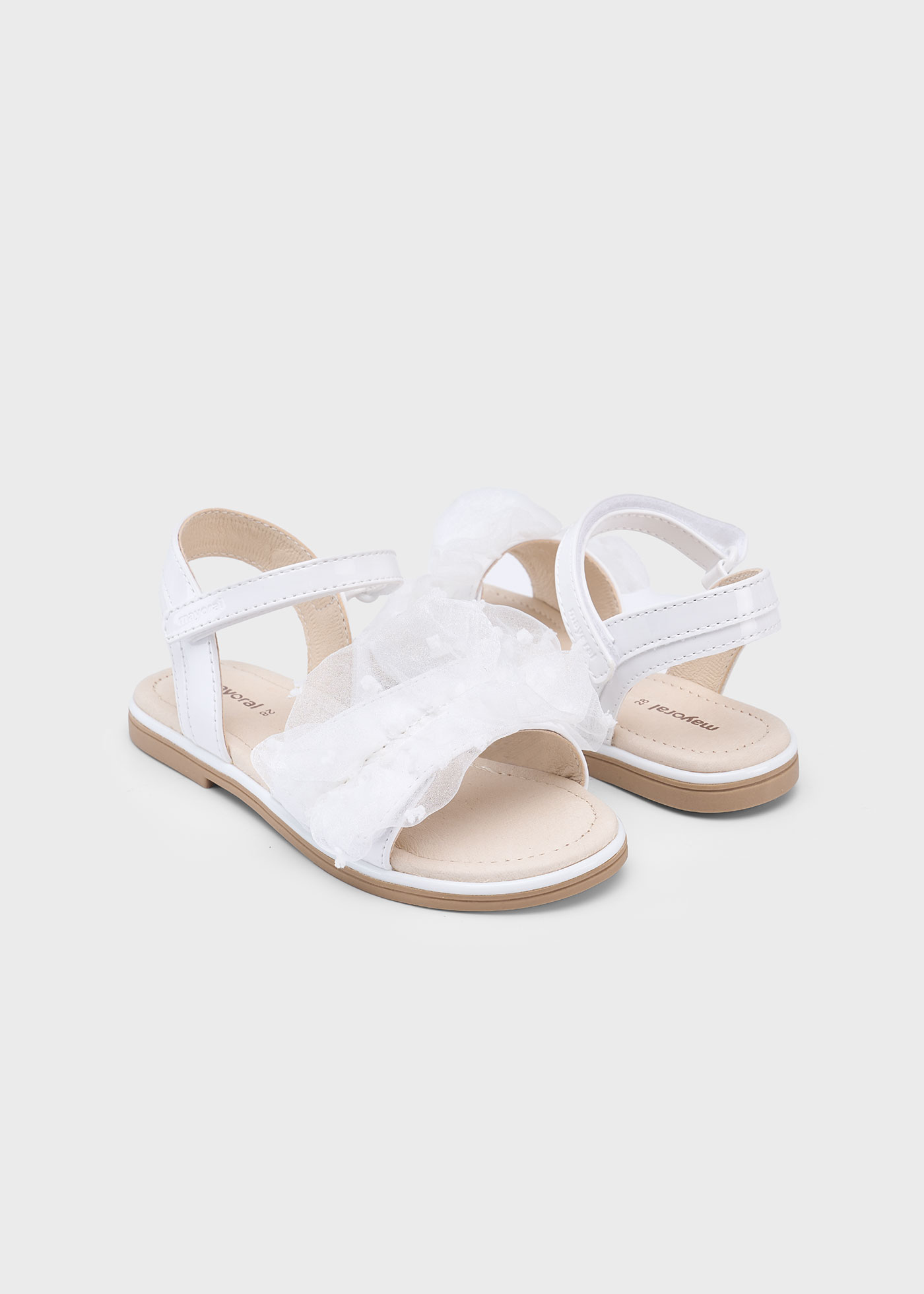 Girl patent sandals