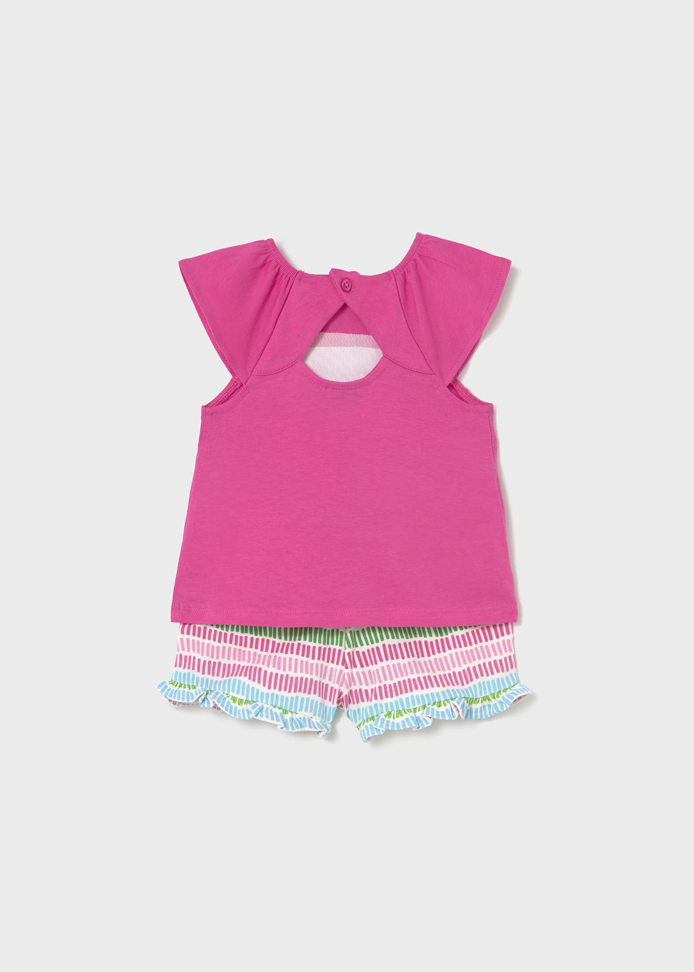 Completo pantalocino e maglietta frutta neonata
