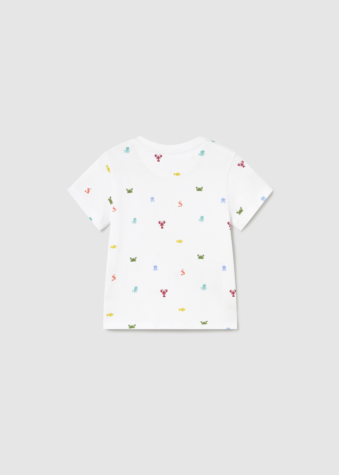 Camiseta piqué estampada bebé