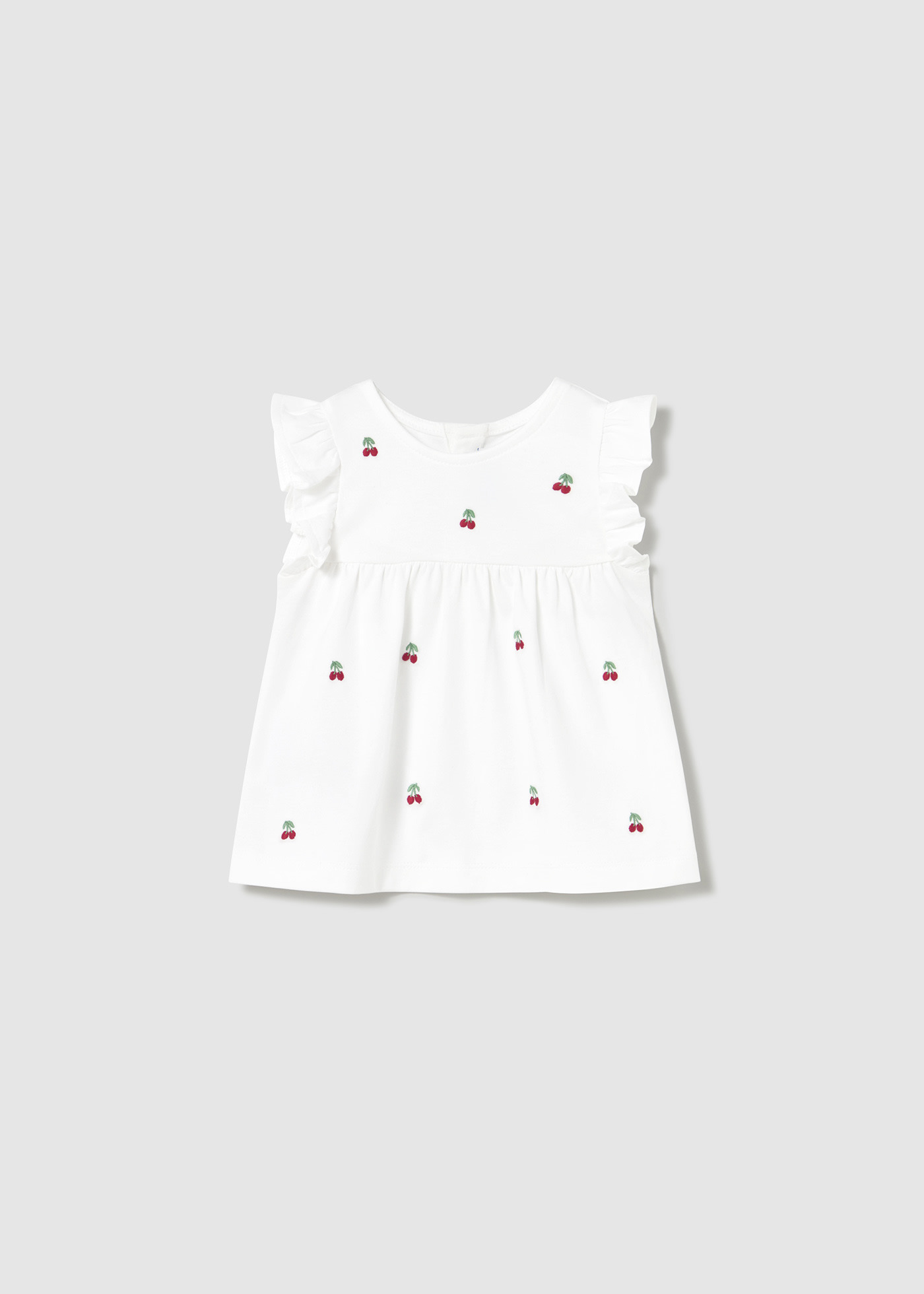 Blusa ricamata neonato