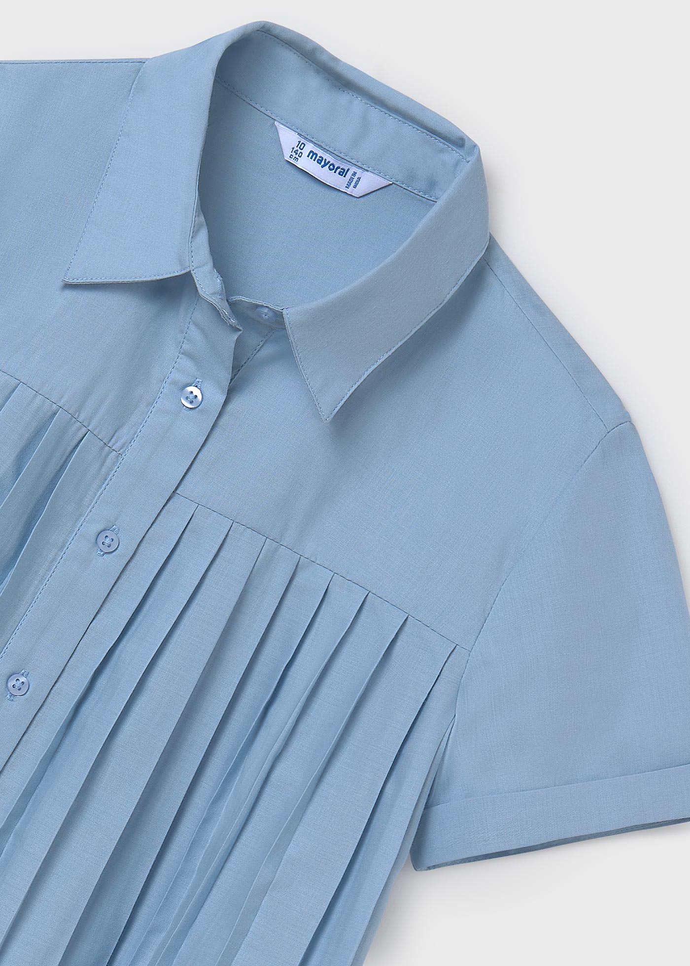 Blusa plissada rapariga