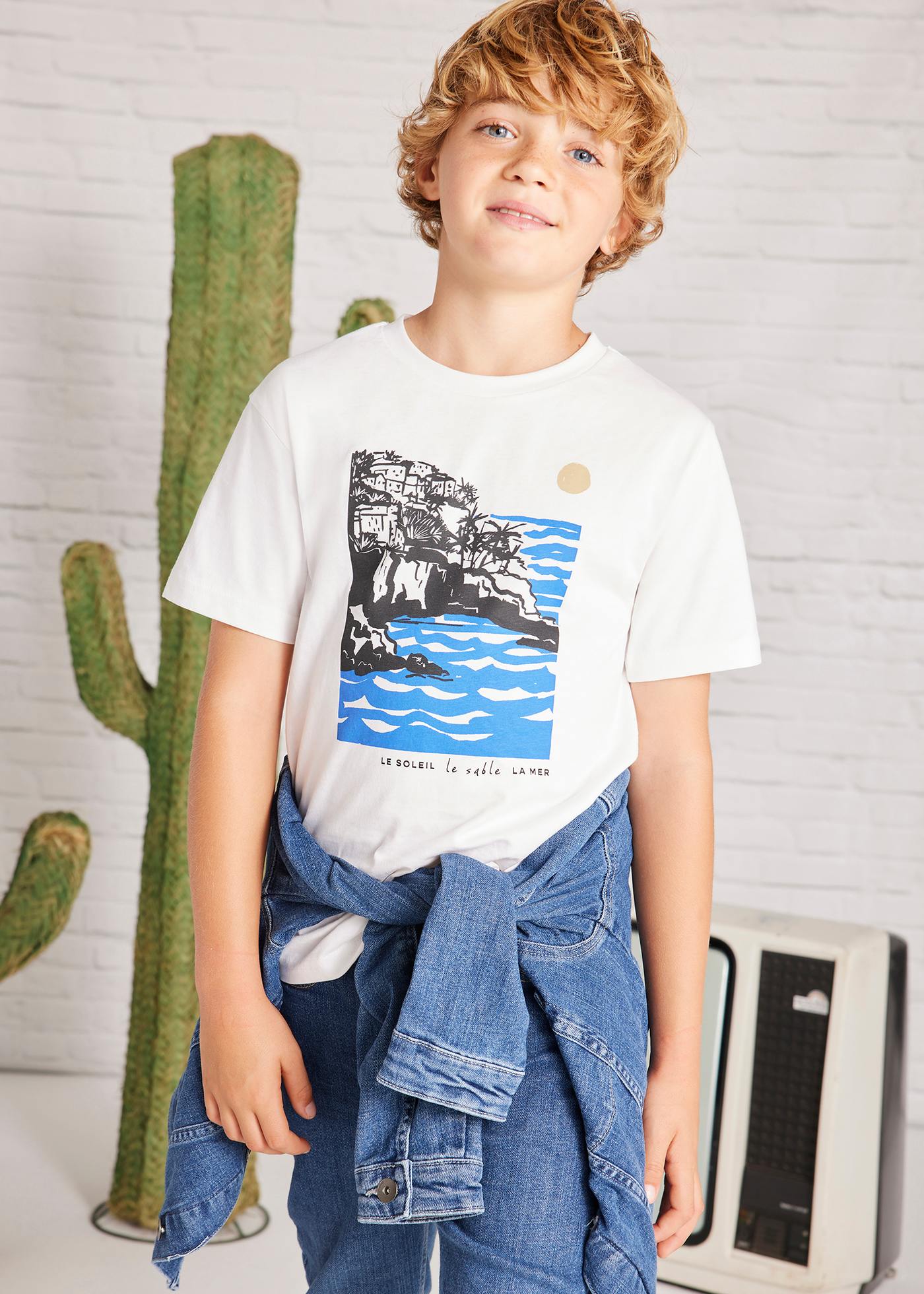 Tricou peisaj baiat