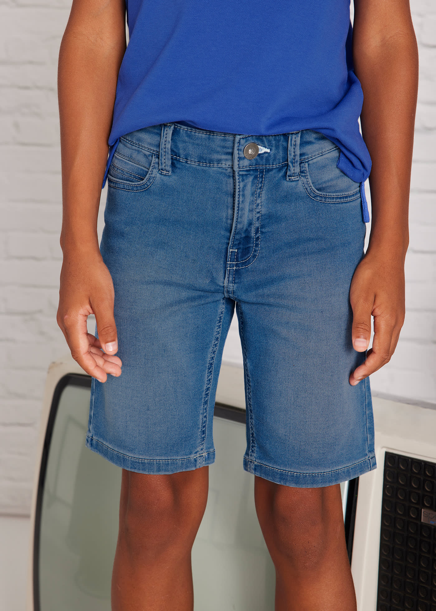 Boy denim shorts