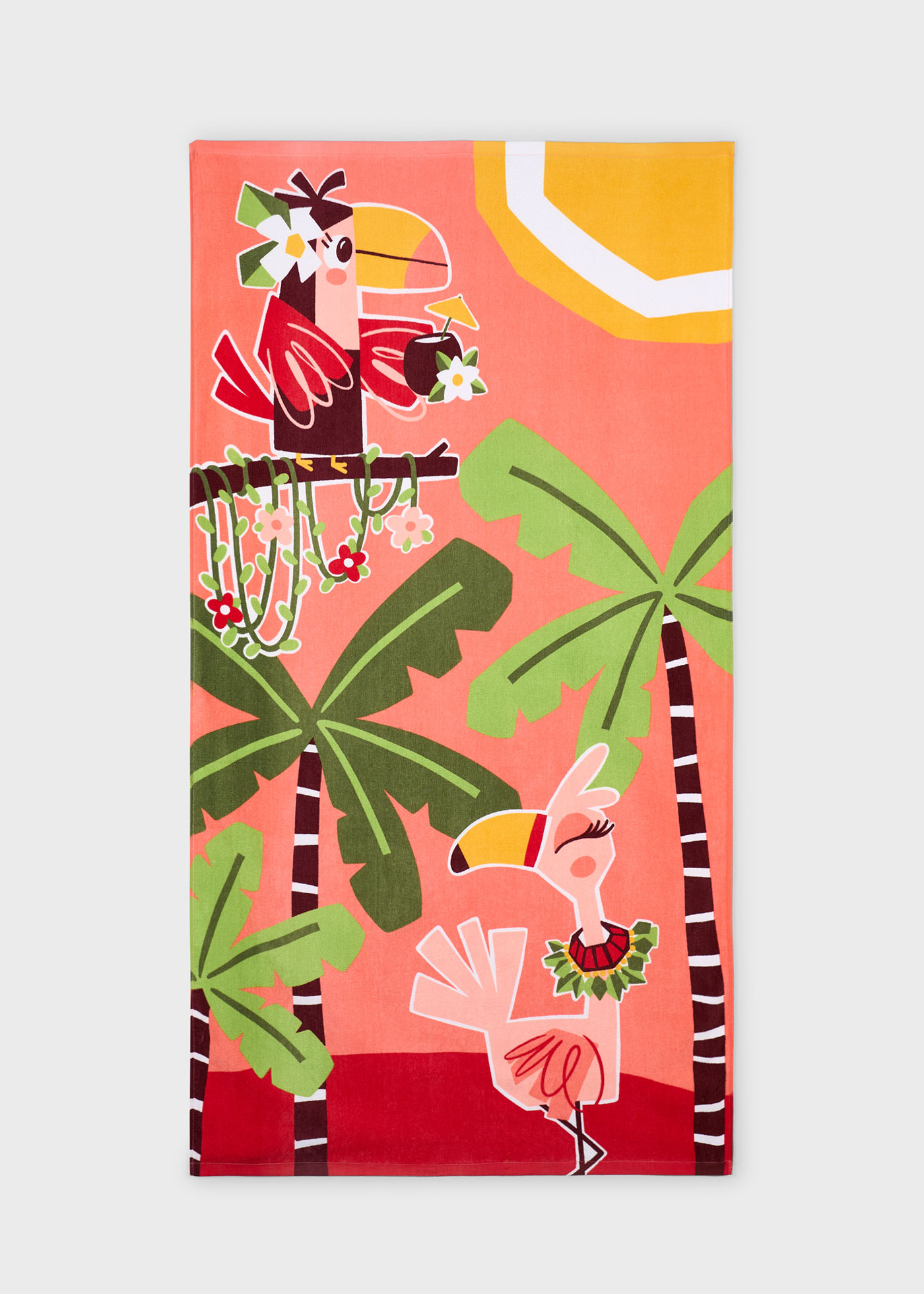 Unisex print beach towel