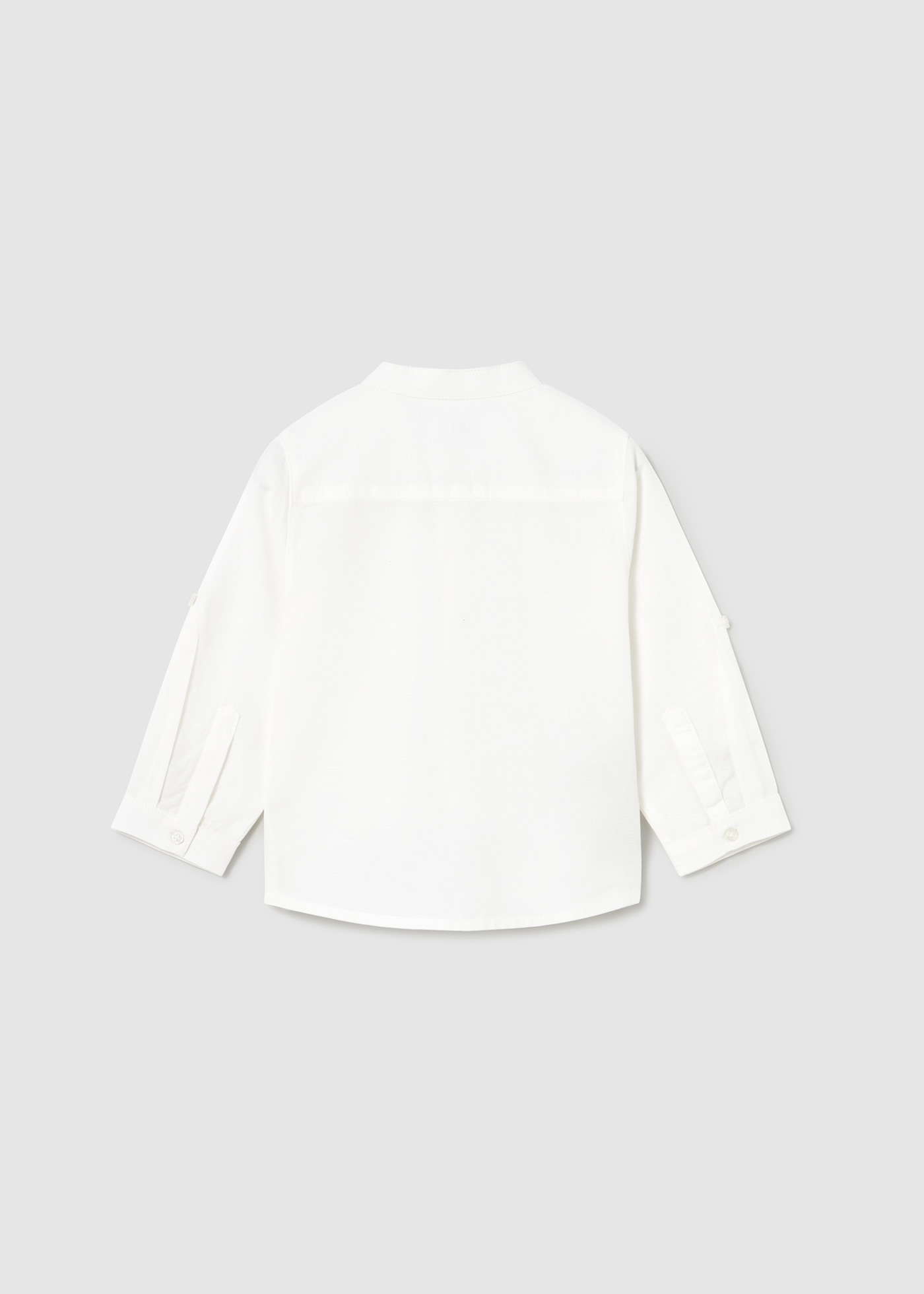 Camicia manica lunga colletto coreana neonato