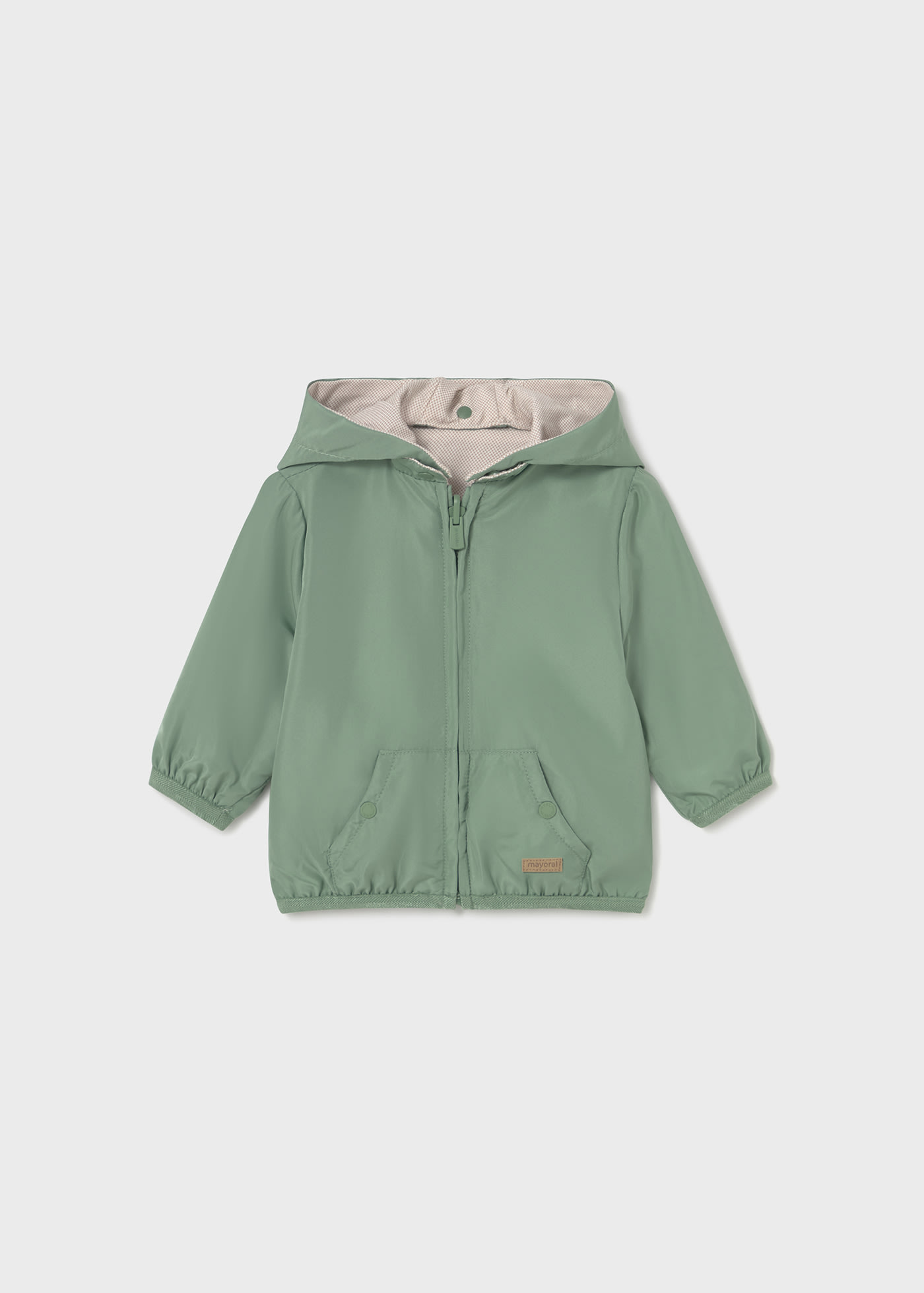 Newborn boy reversible windbreaker