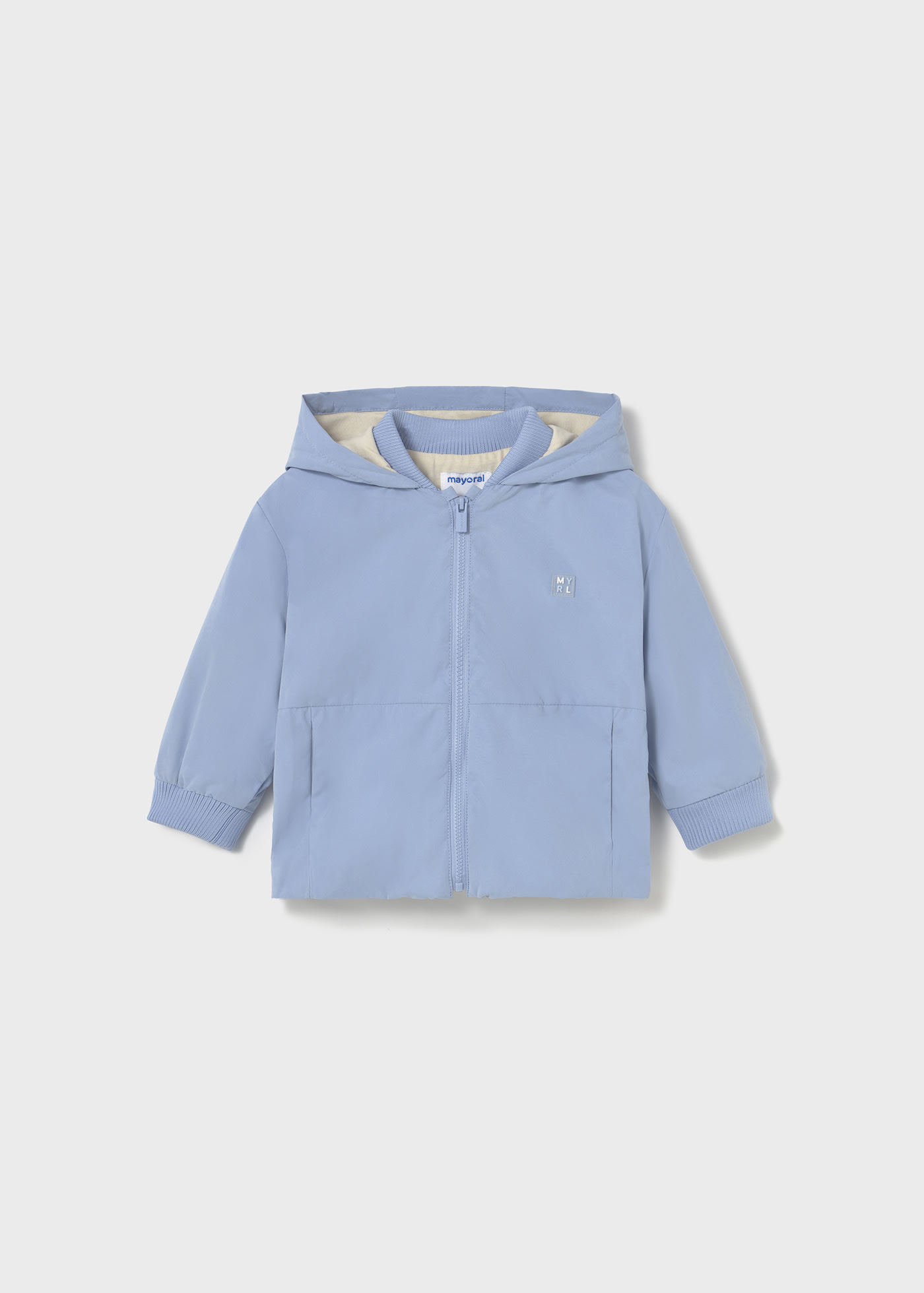 Veste coupe-vent unicolore bébé
