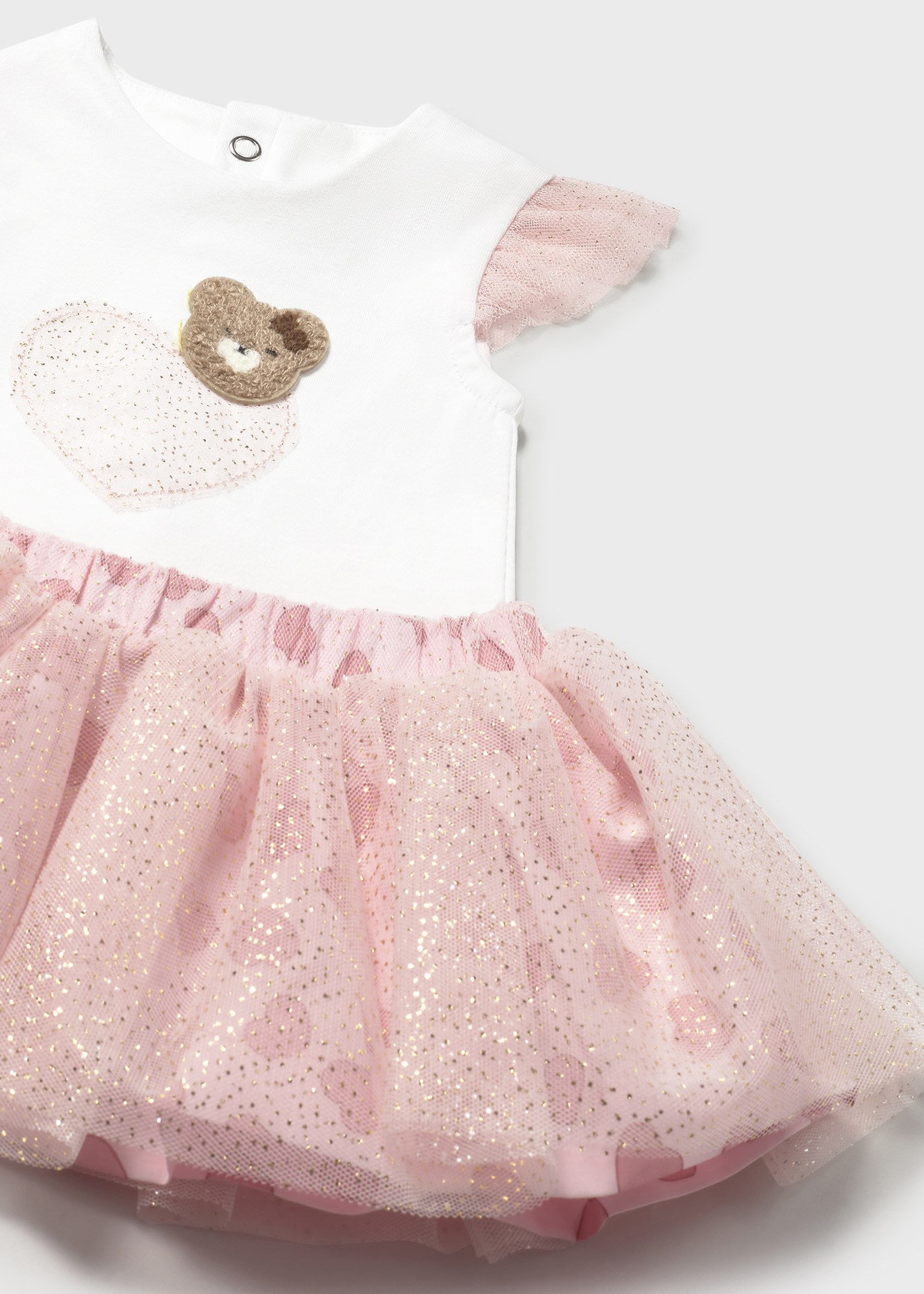 Completo gonna tulle e maglietta neonata