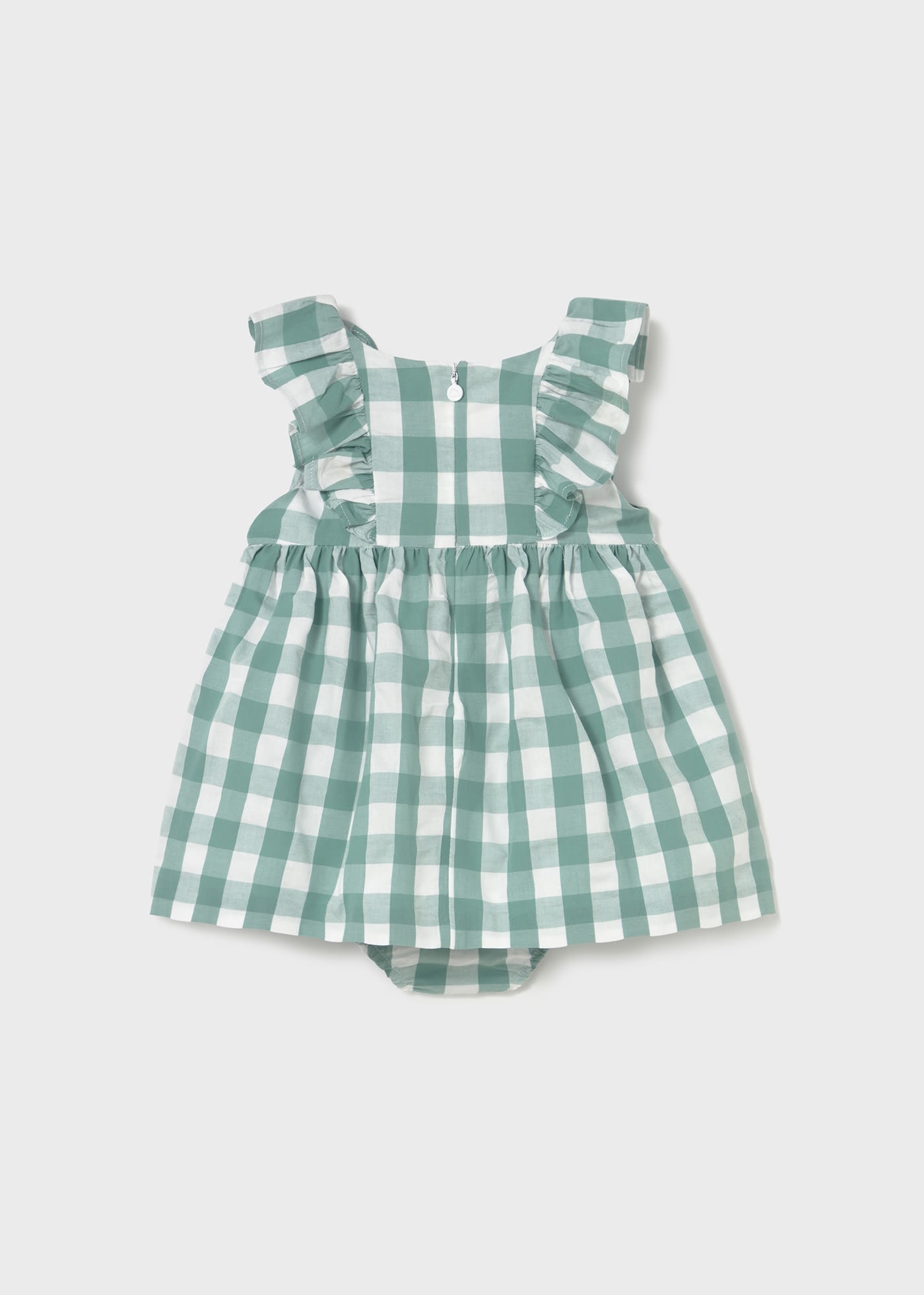 Vestido com tapa fraldas vichy bebé
