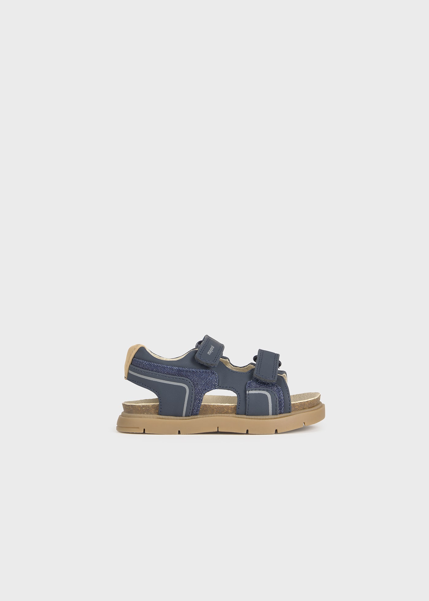 Baby contrast velcro sandals