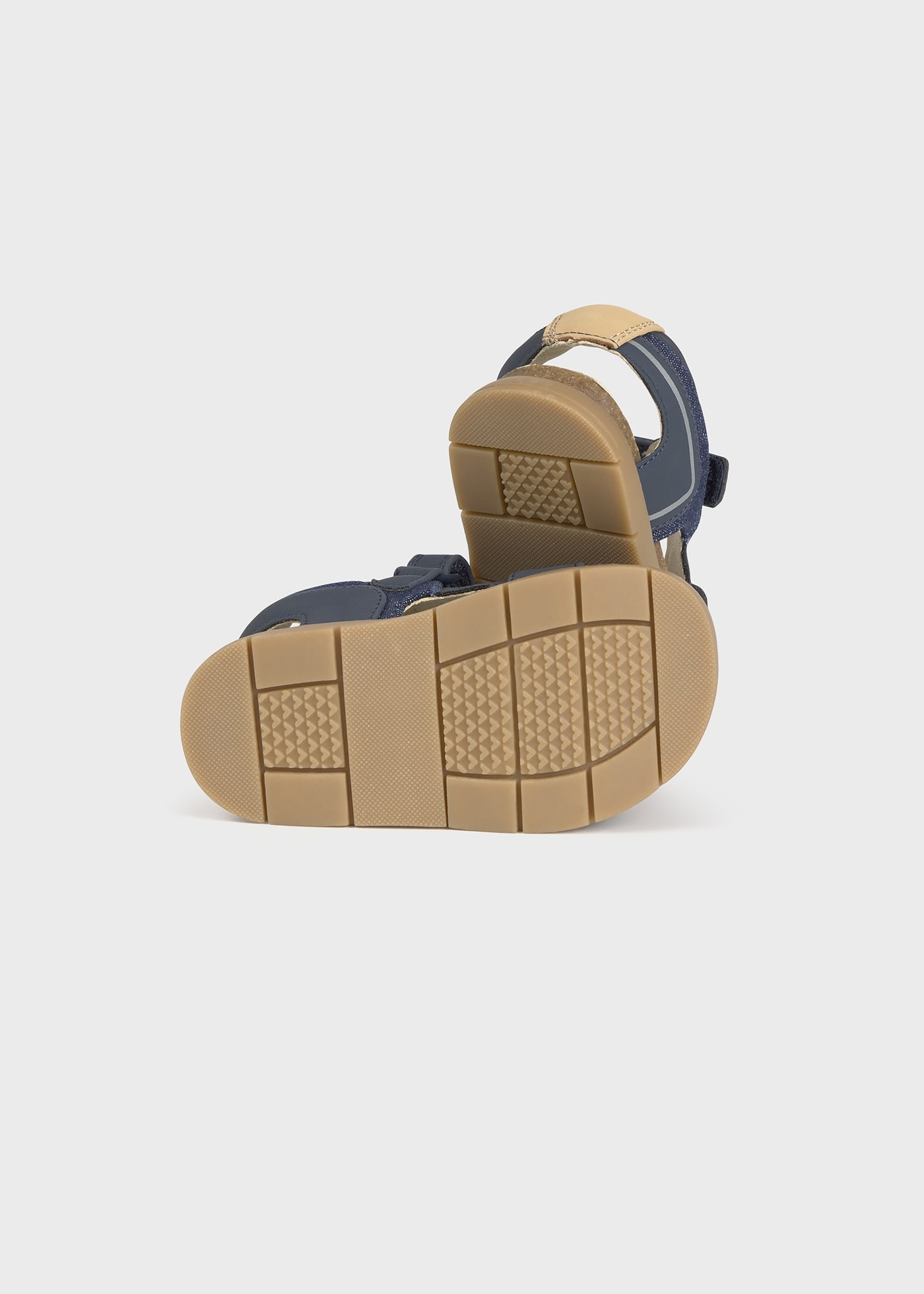 Baby contrast velcro sandals