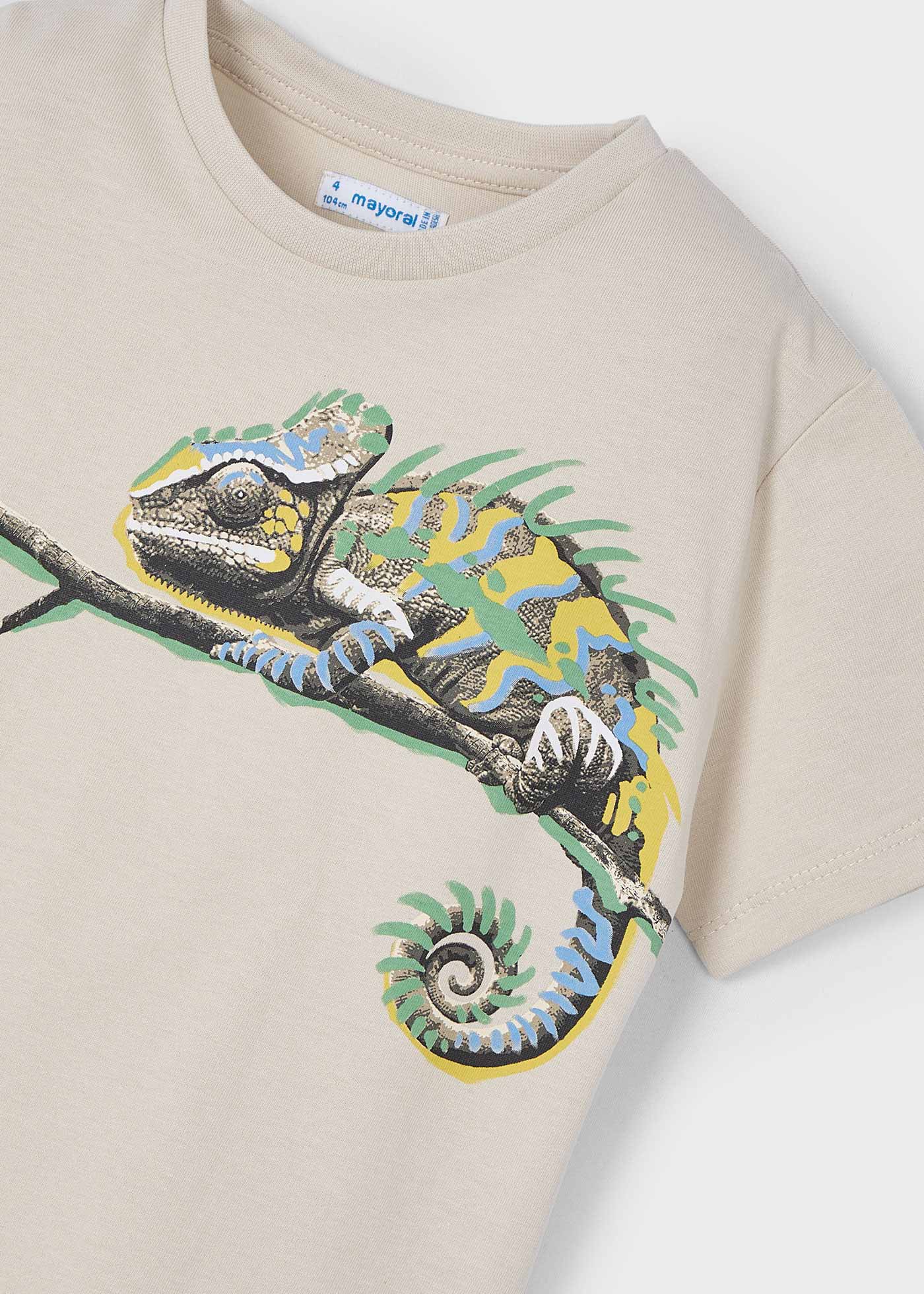 Boy Chameleon Graphic T-Shirt