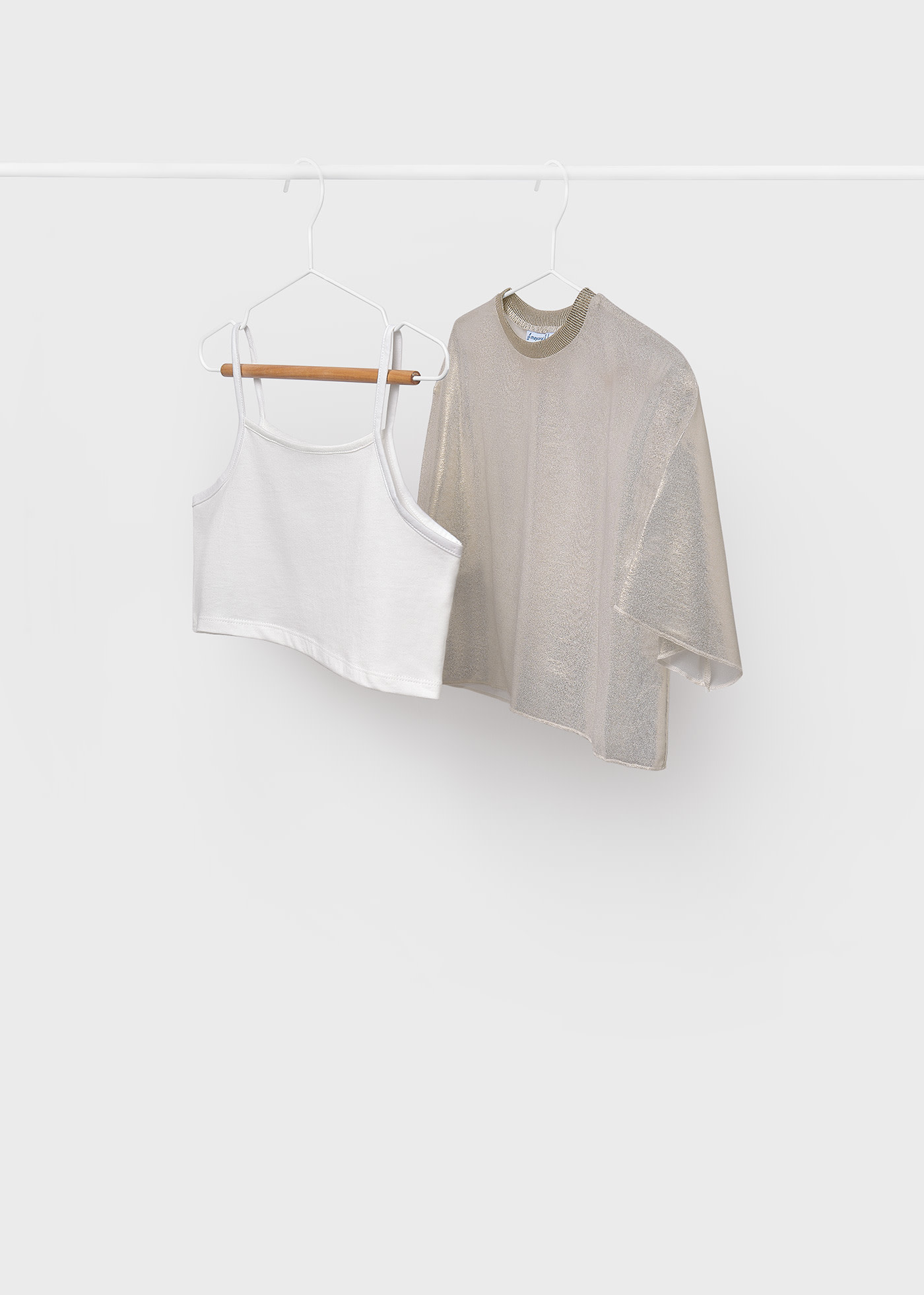 Tricou tul cu top fata