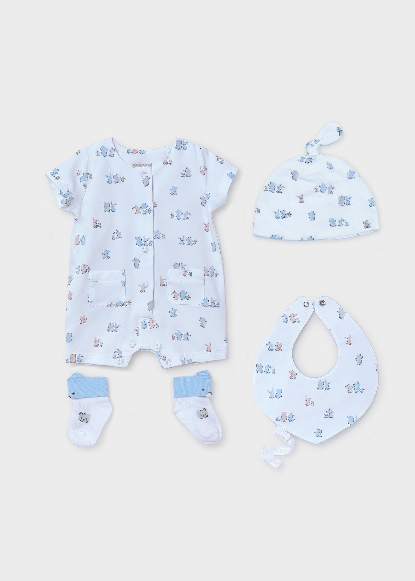 Set regalo 4 pezzi neonato