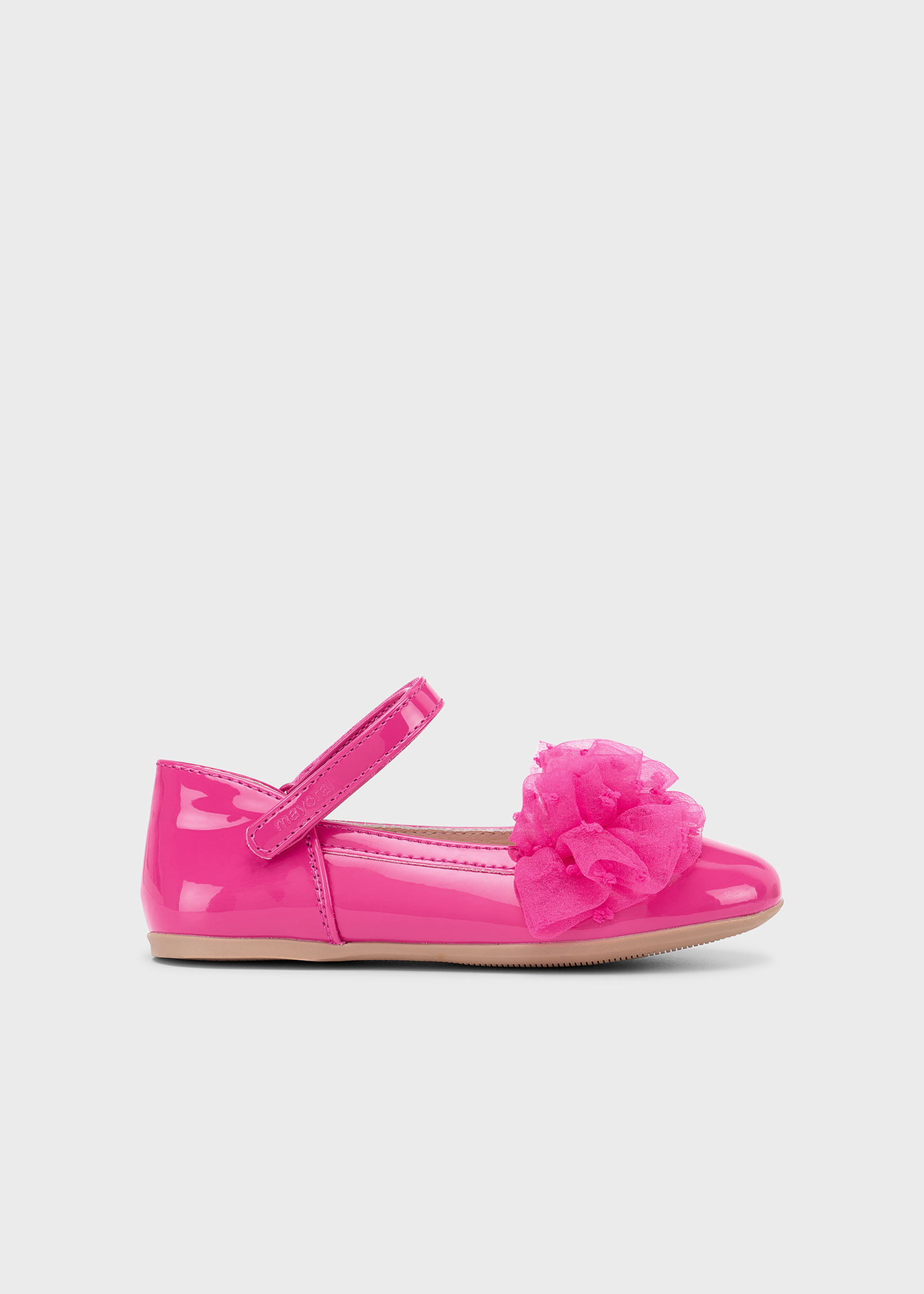 Ballerines en cuir verni fille