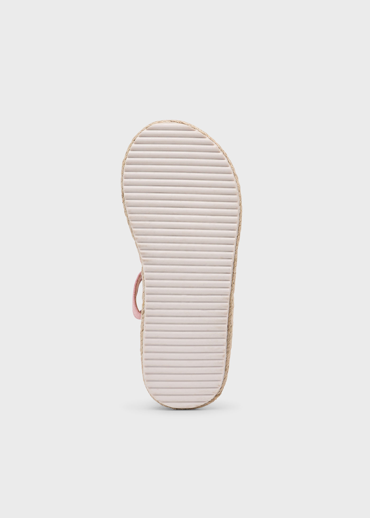 Espadrillas juta fiori bambina