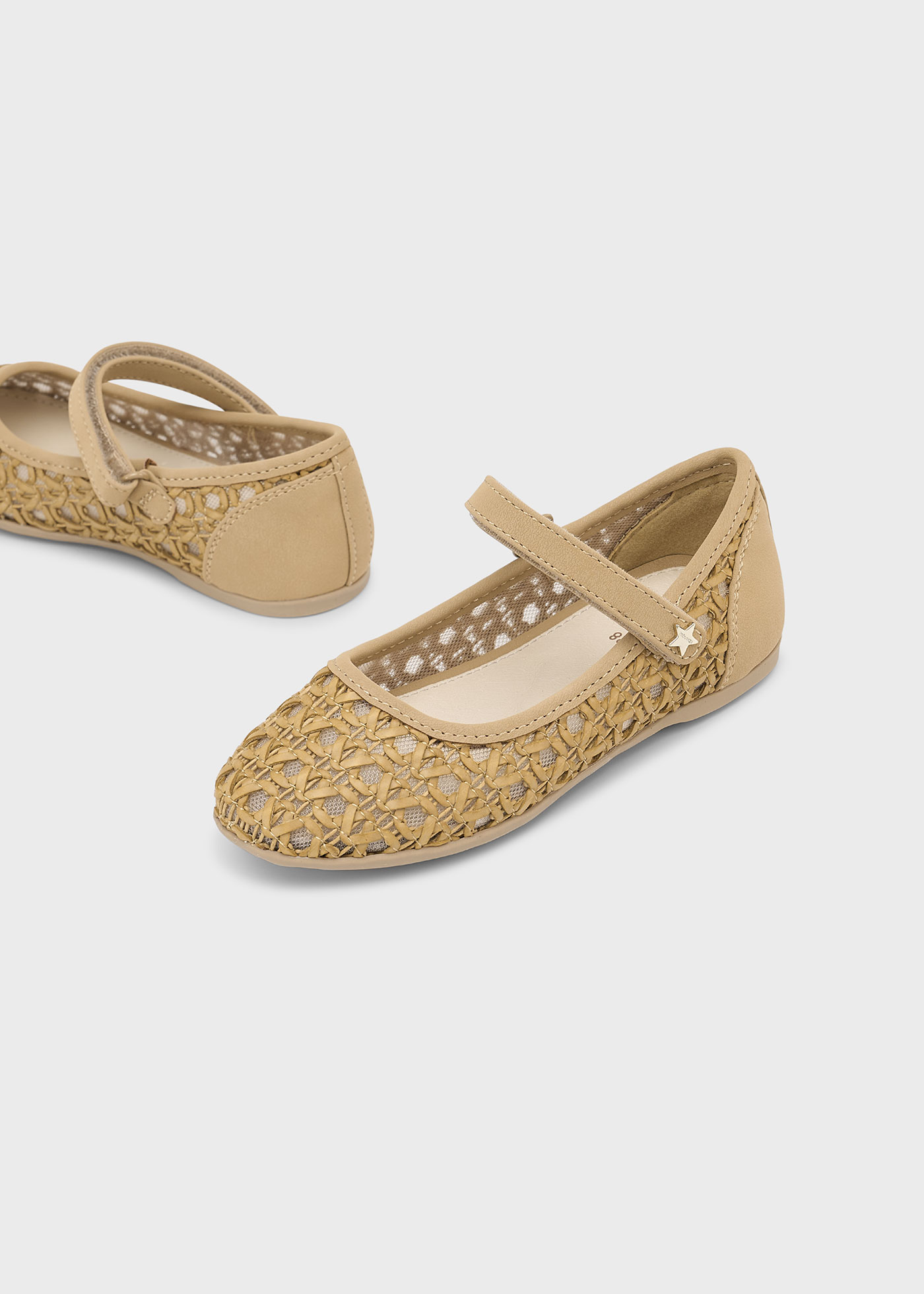 Girl openwork Mary Janes