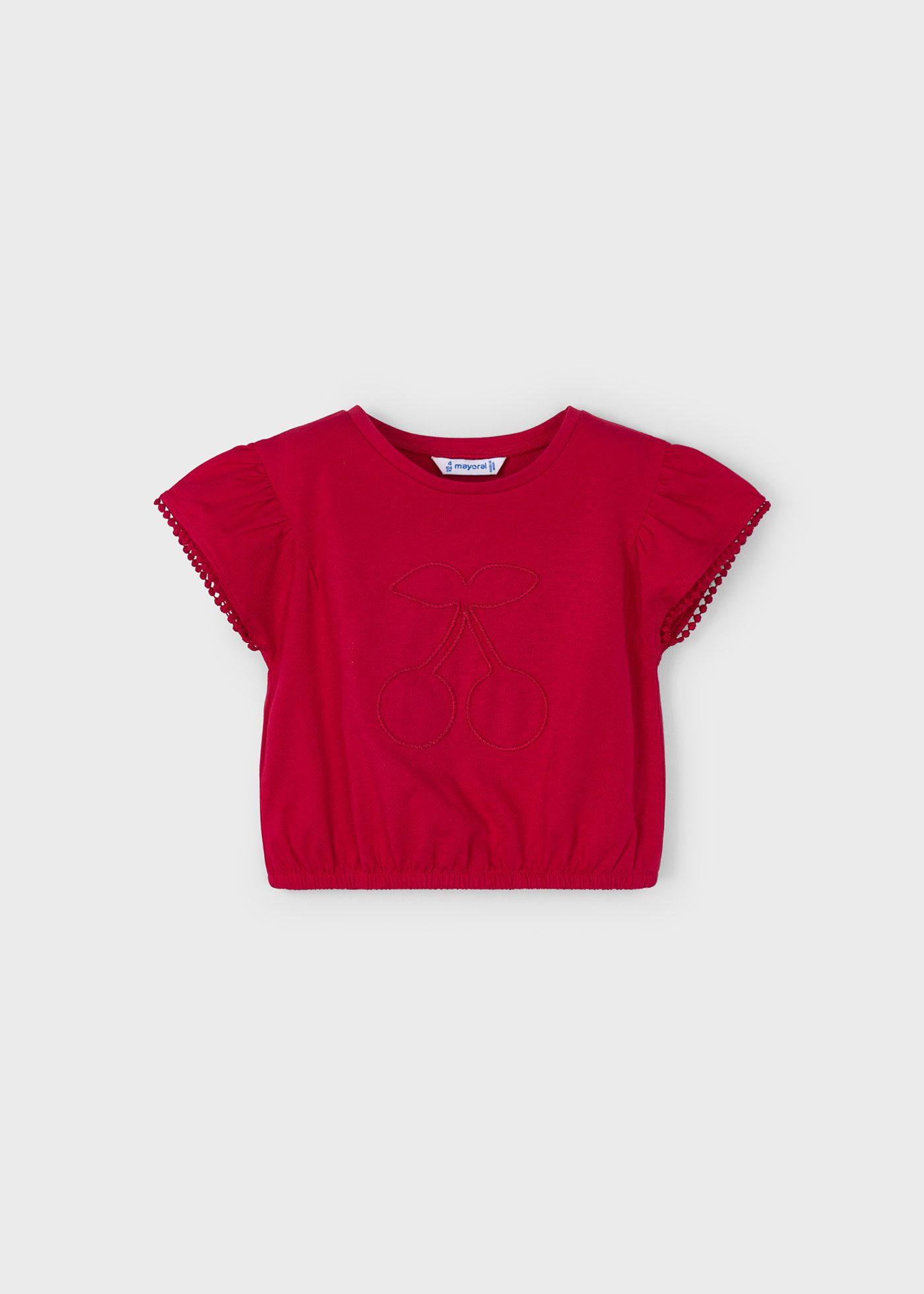 Tricou aplicatie cordon fetita