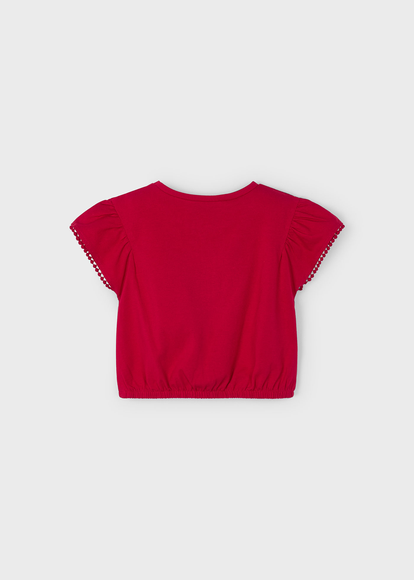 Tricou aplicatie cordon fetita