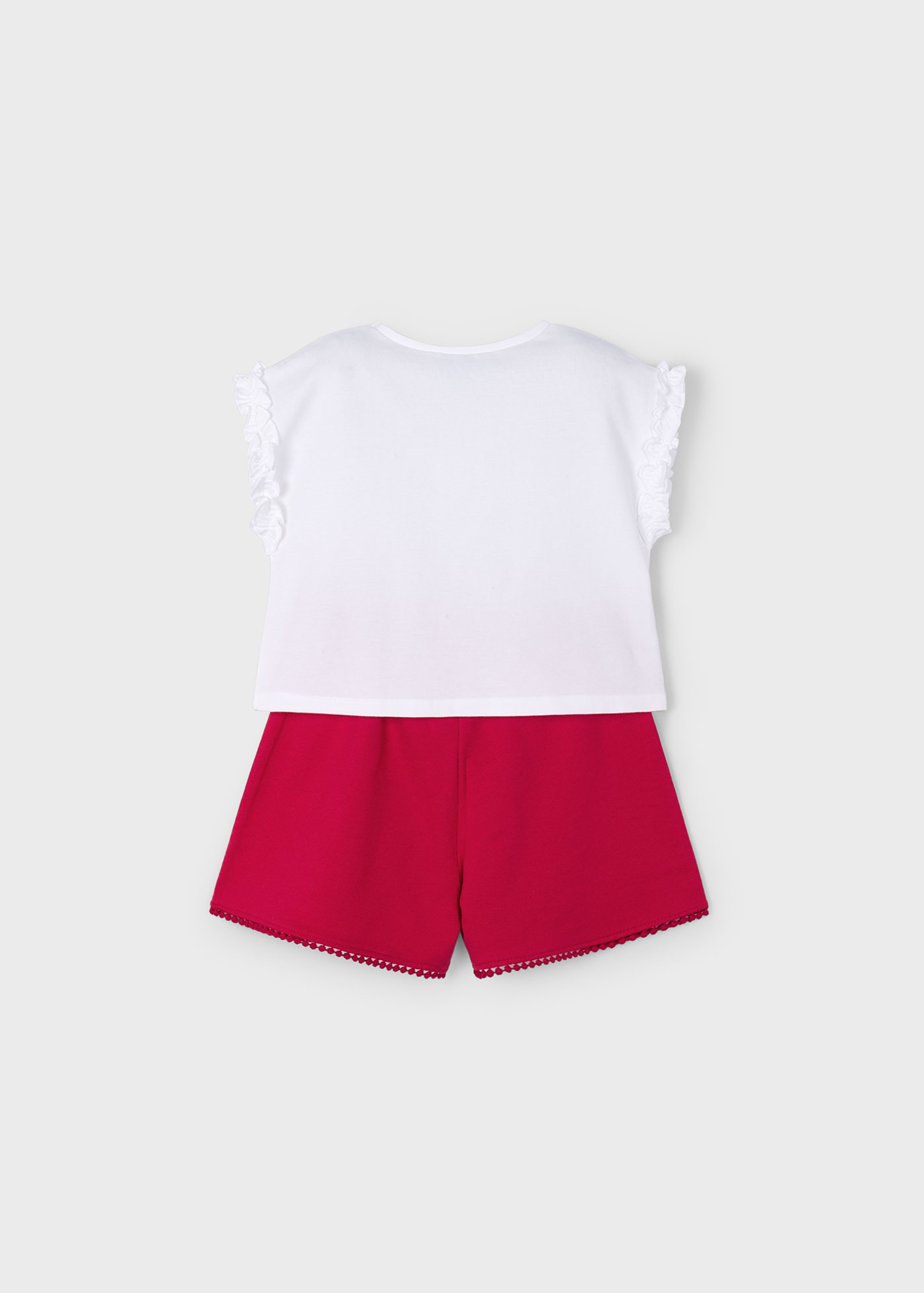 Conjunto bermuda punto niña