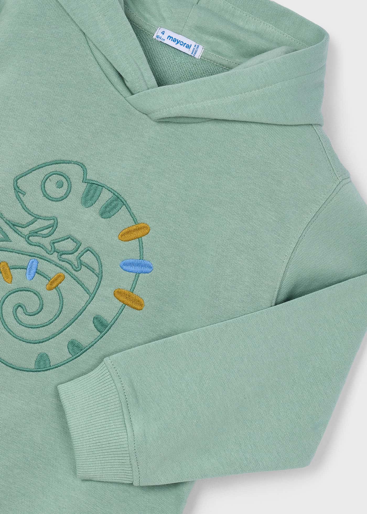 Sudadera felpa bordado niño
