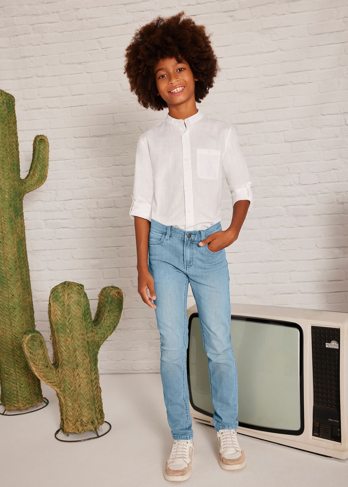 Pantaloni denim basic baiat