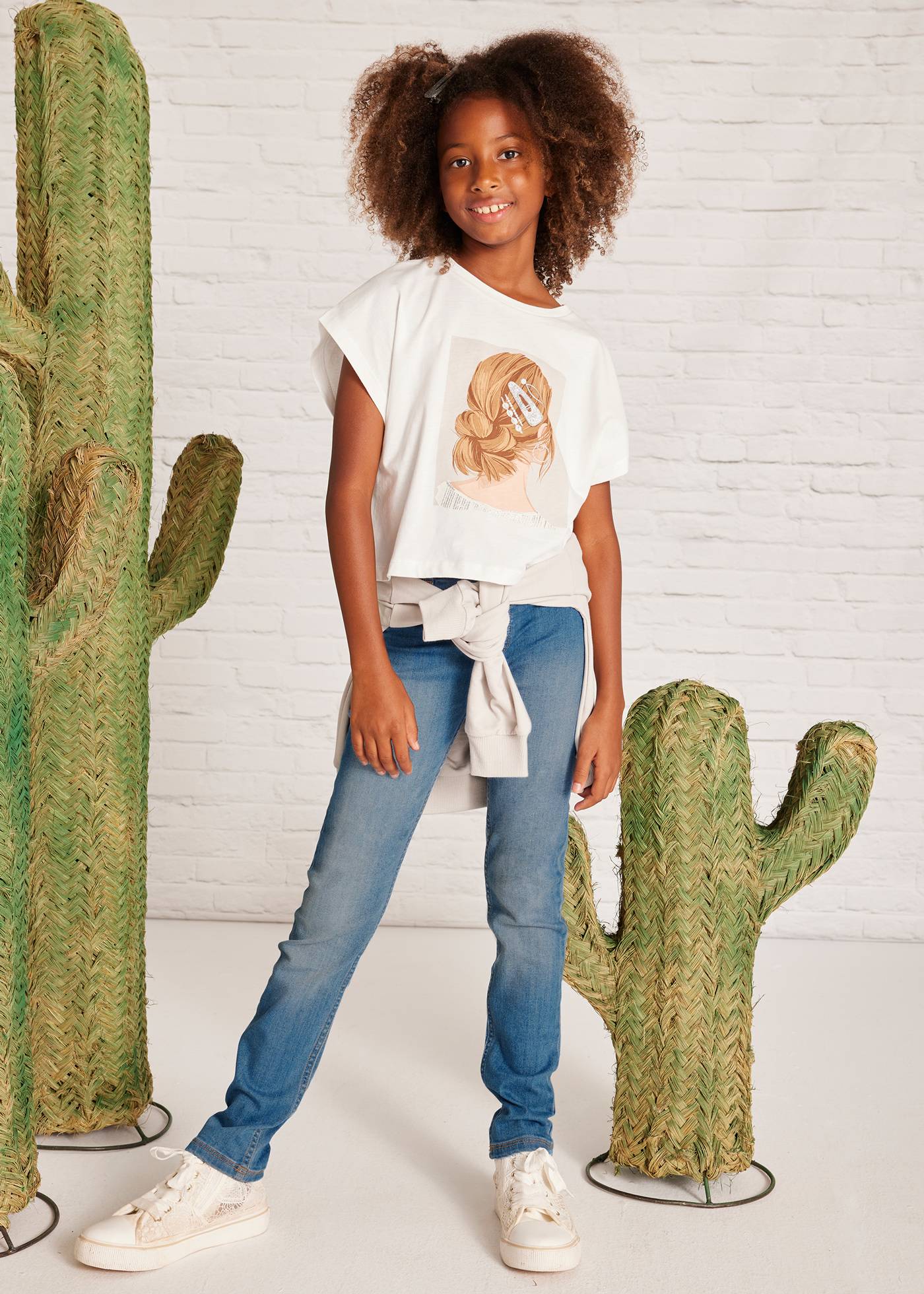Camisola com pinça rapariga