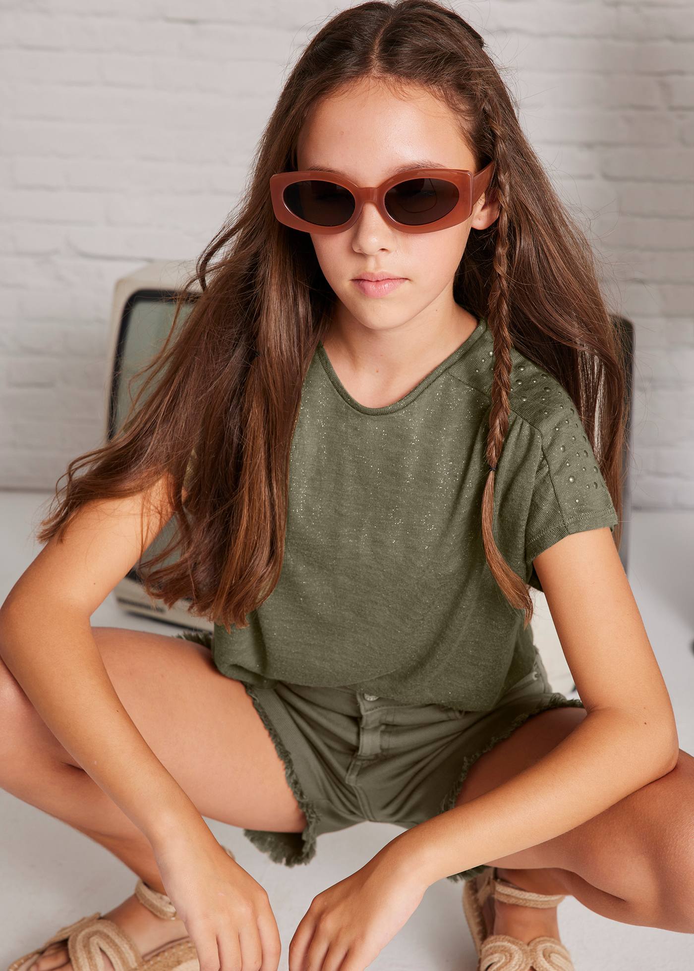 Tricou strasuri fata
