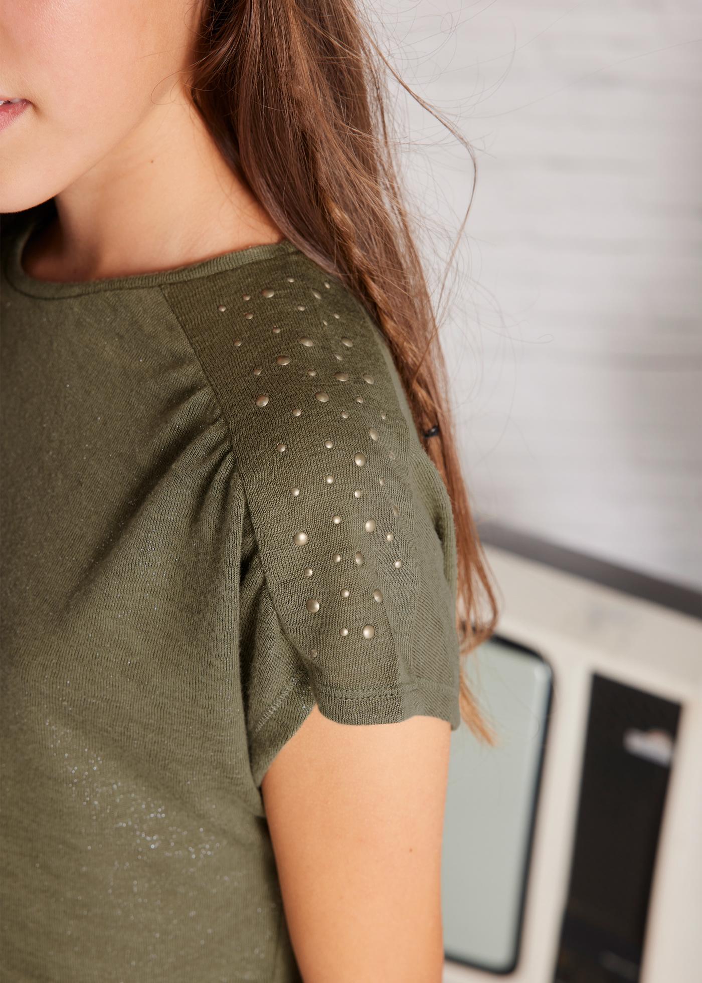 Tricou strasuri fata