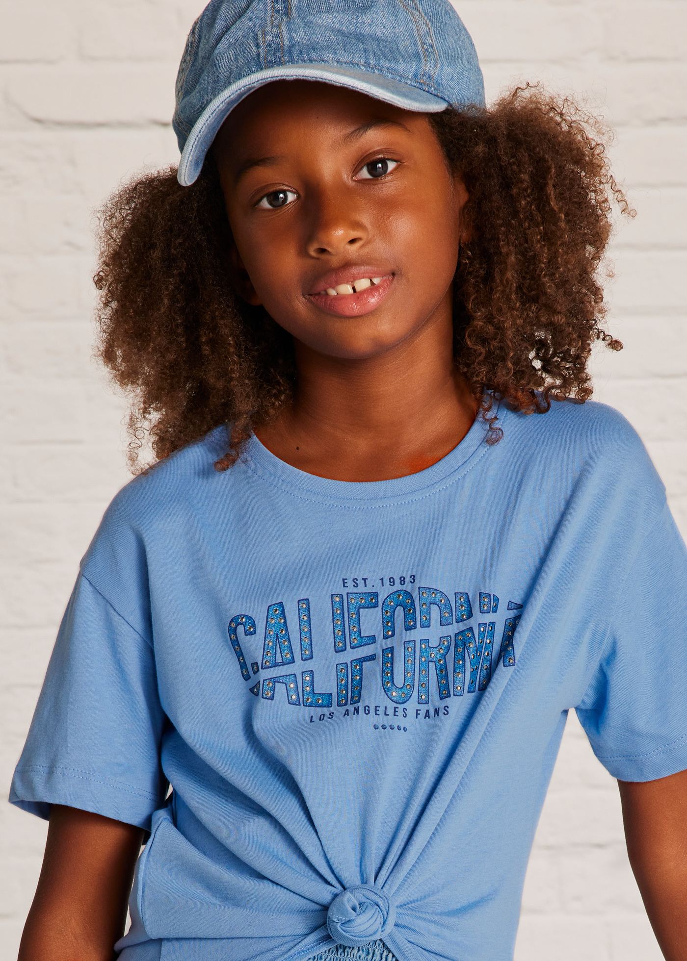 T-shirt letras rapariga