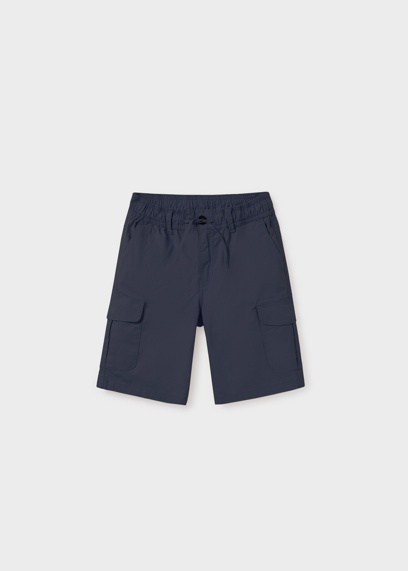 Boy cargo linen shorts