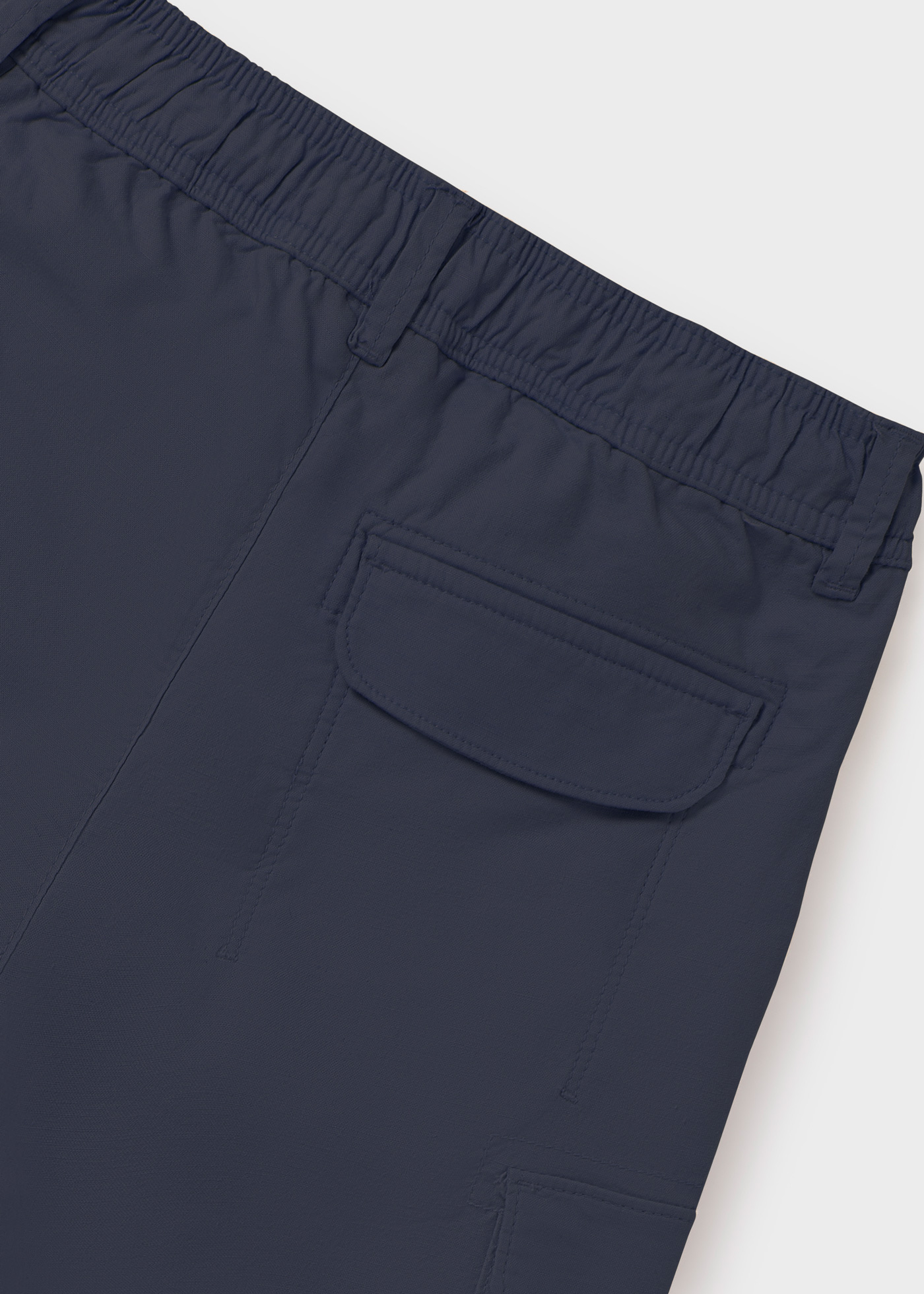 Boy Linen Cargo Shorts