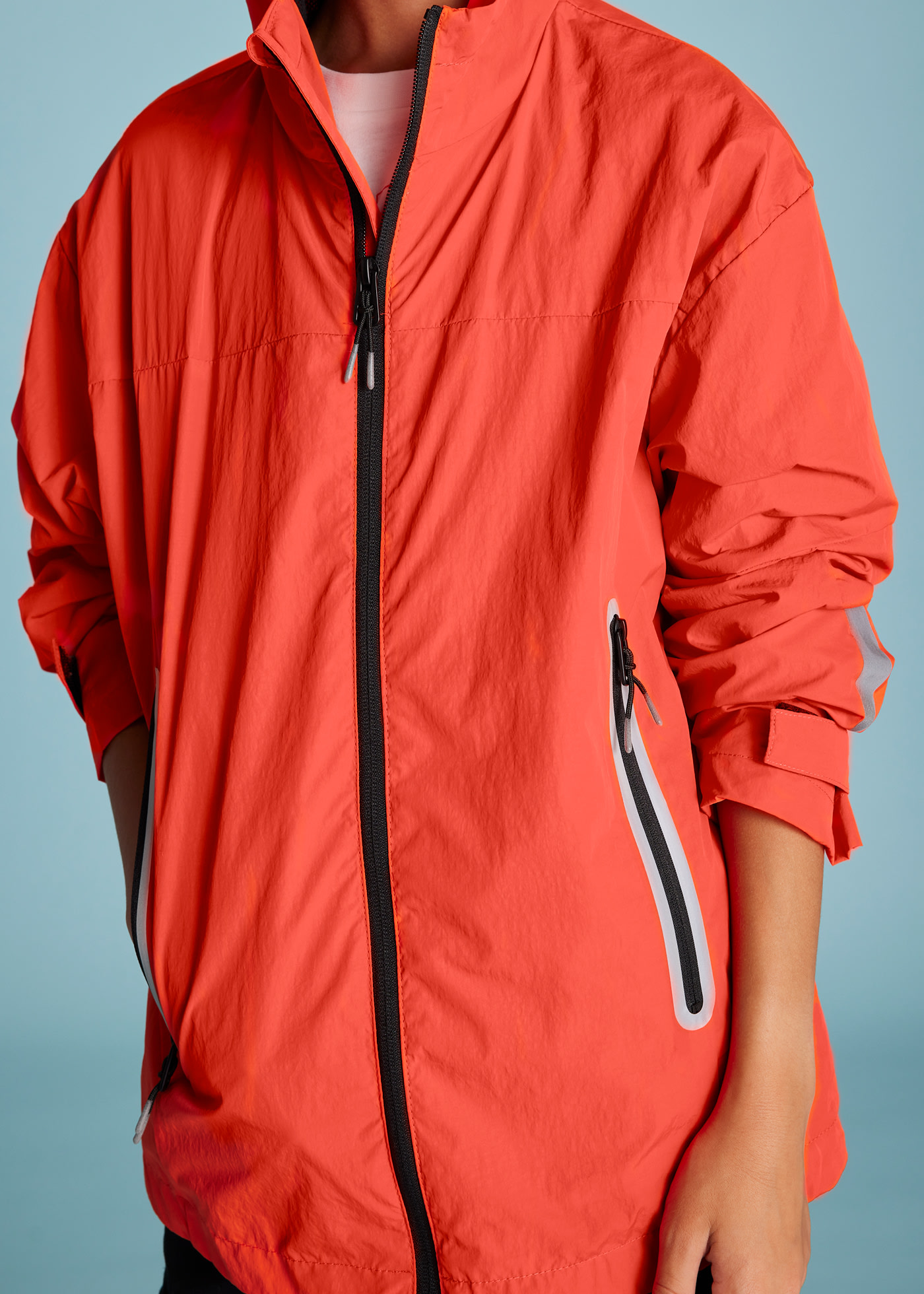 Parka contrastes rapaz