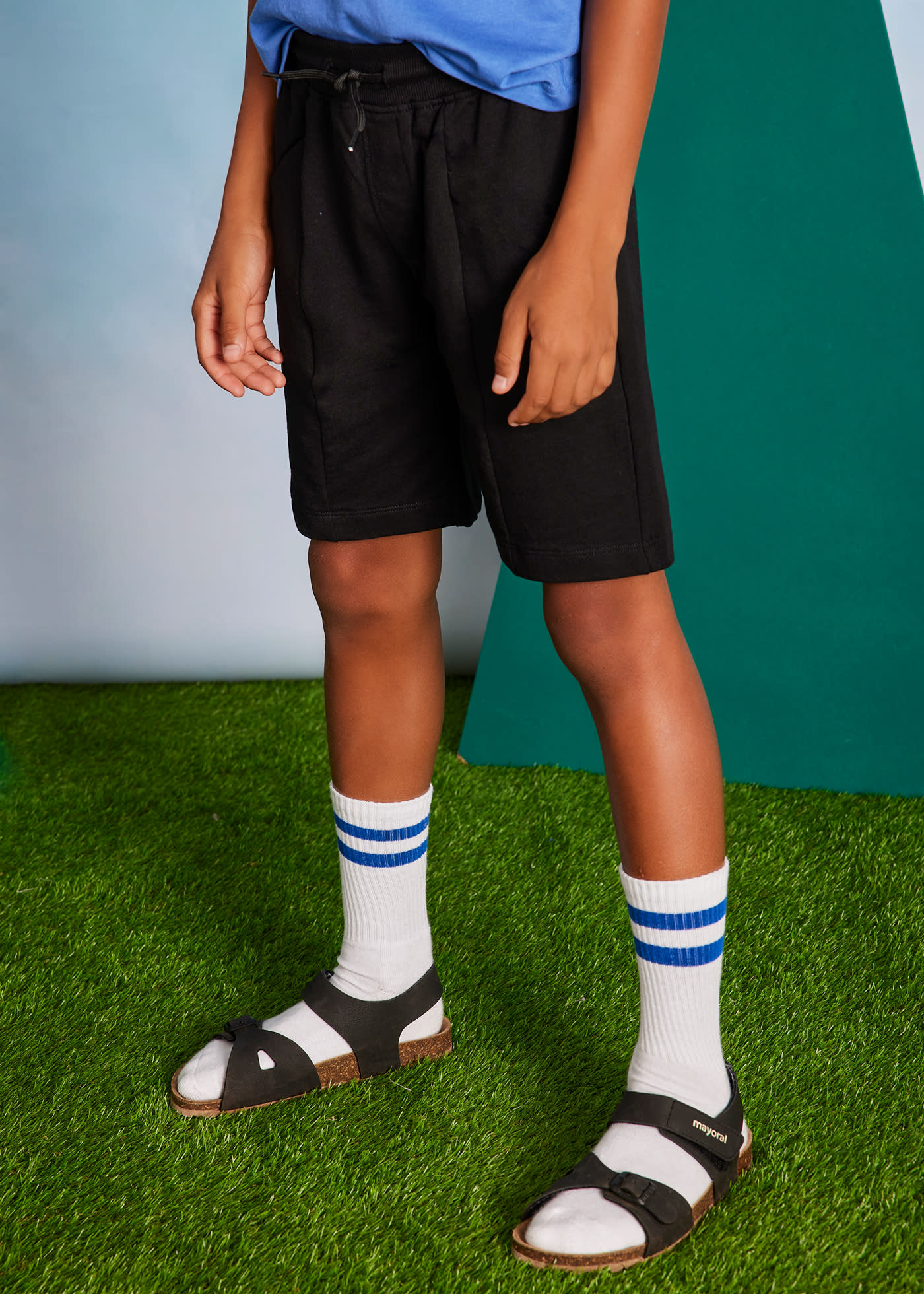 Completo pantaloncino e maglietta palma ragazzo
