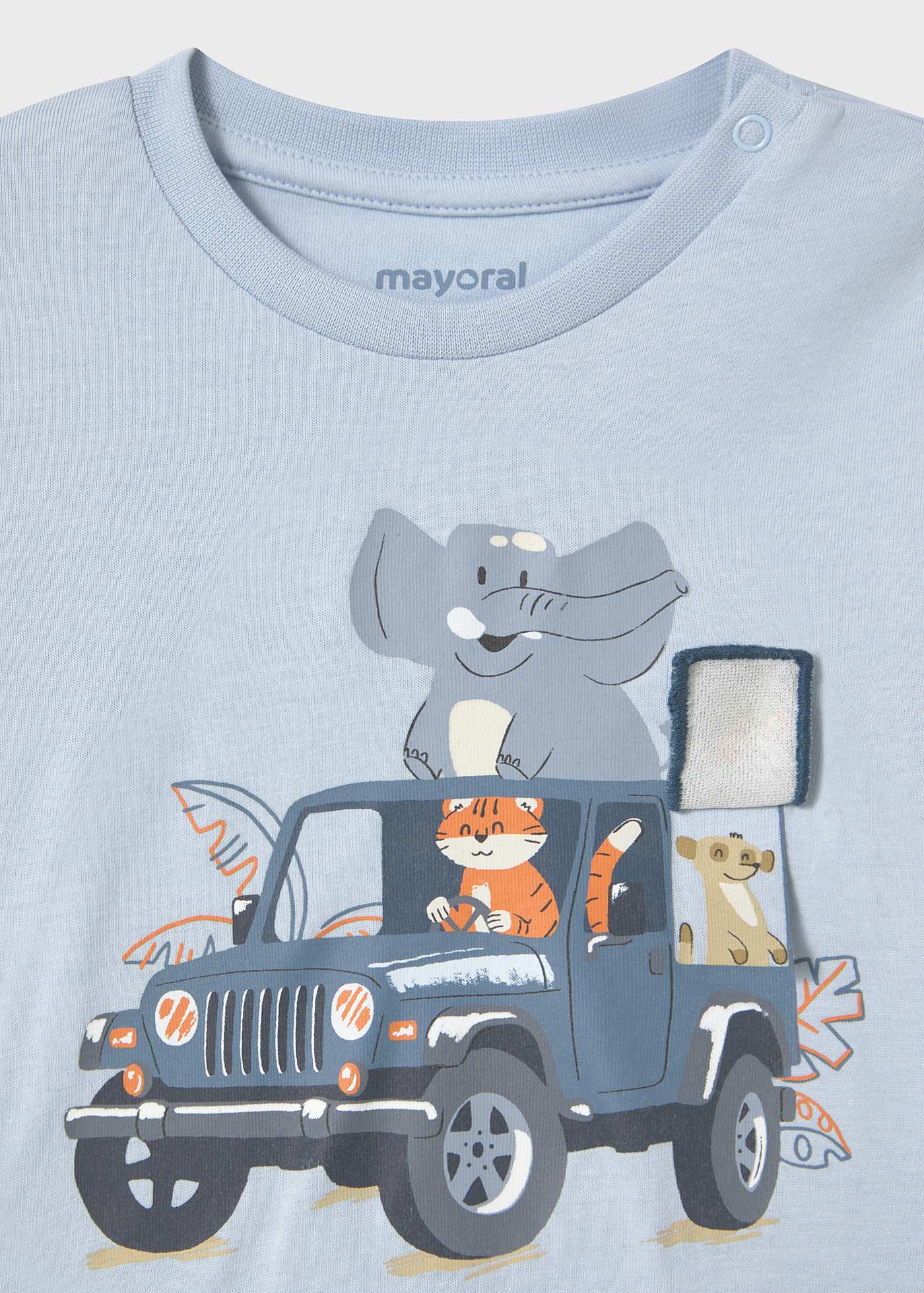 T-shirt safari bebé
