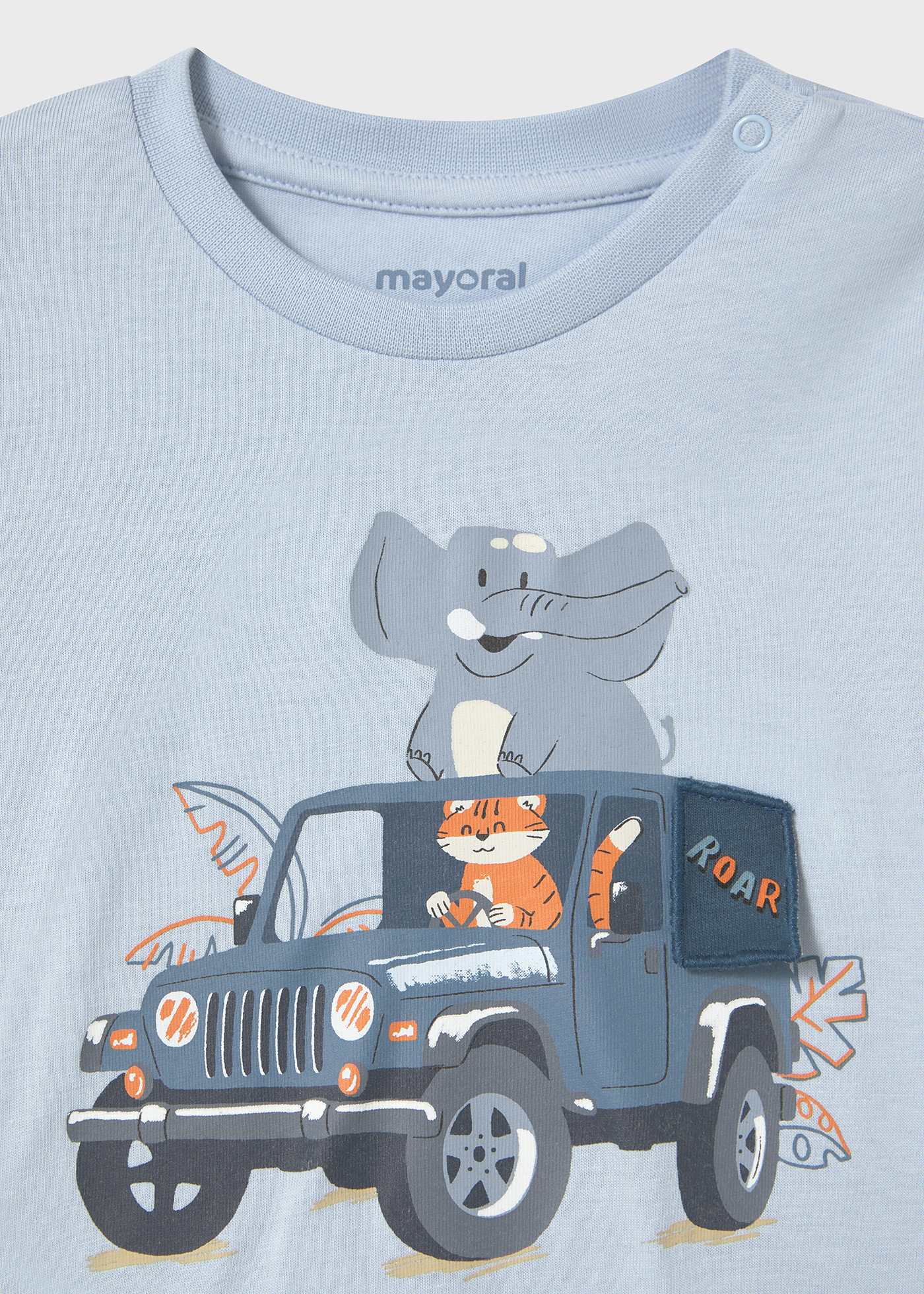T-shirt safari bebé