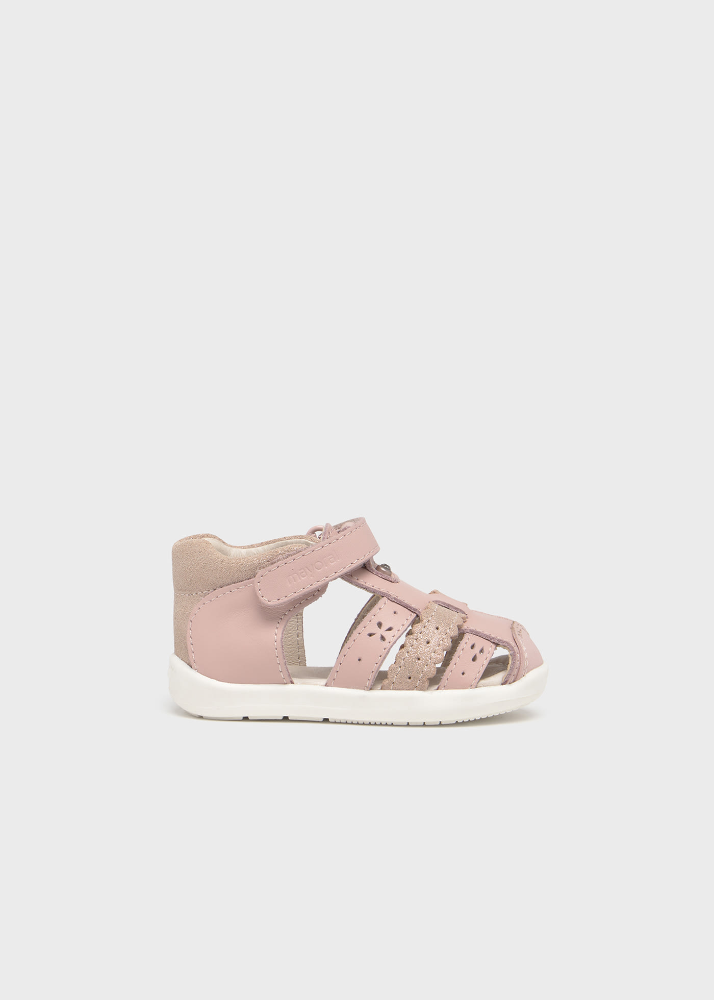 Leder Sandalen Zehenschutz Baby