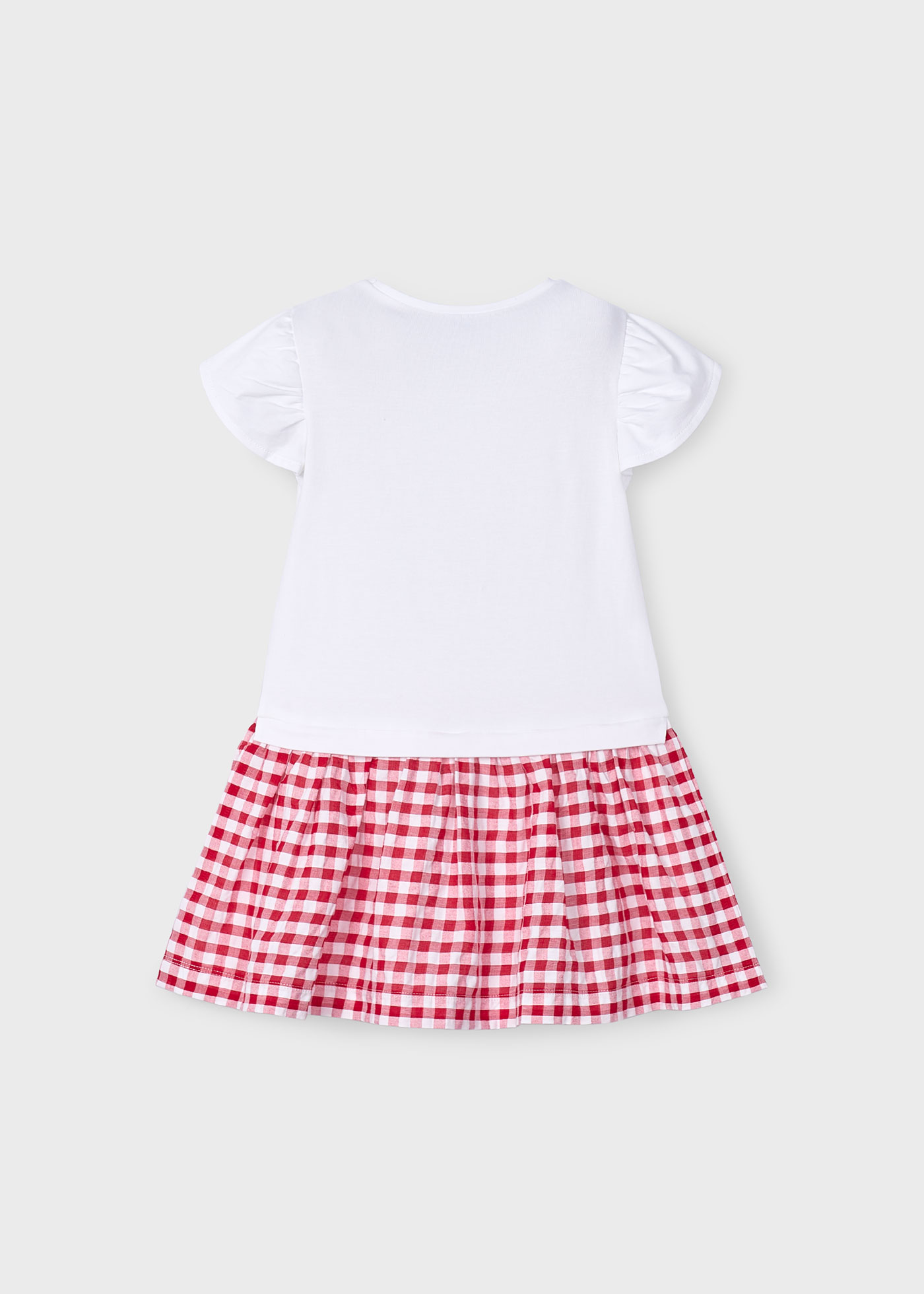 Vestido combinado niña