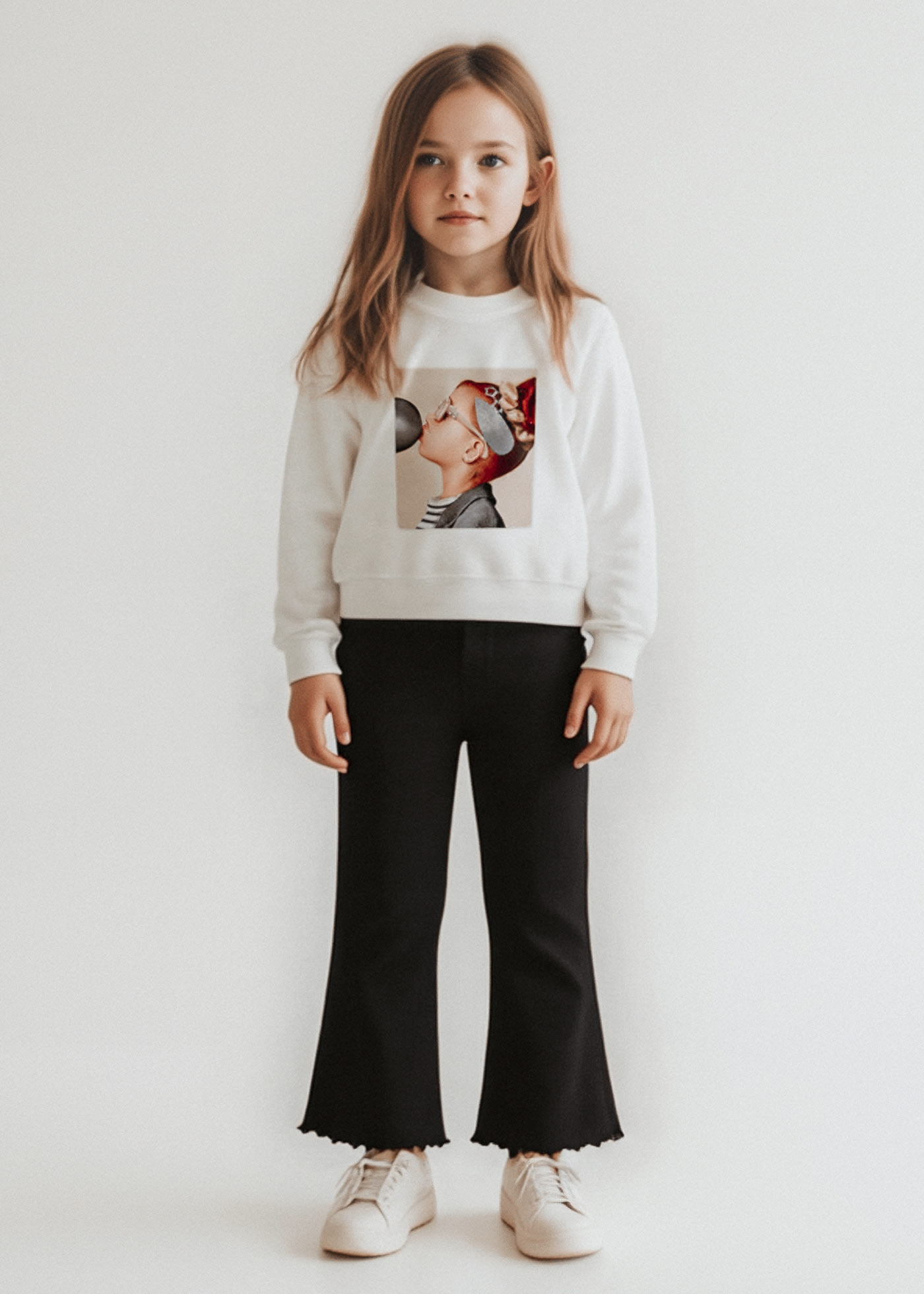 Leggings flared menina