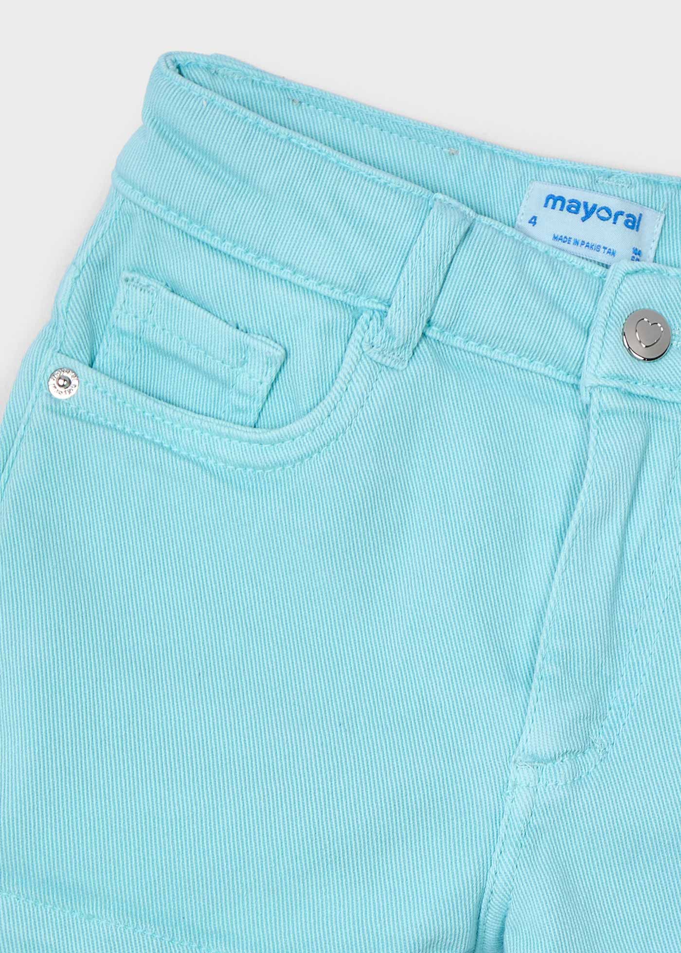 Pantalón corto básico sarga niña