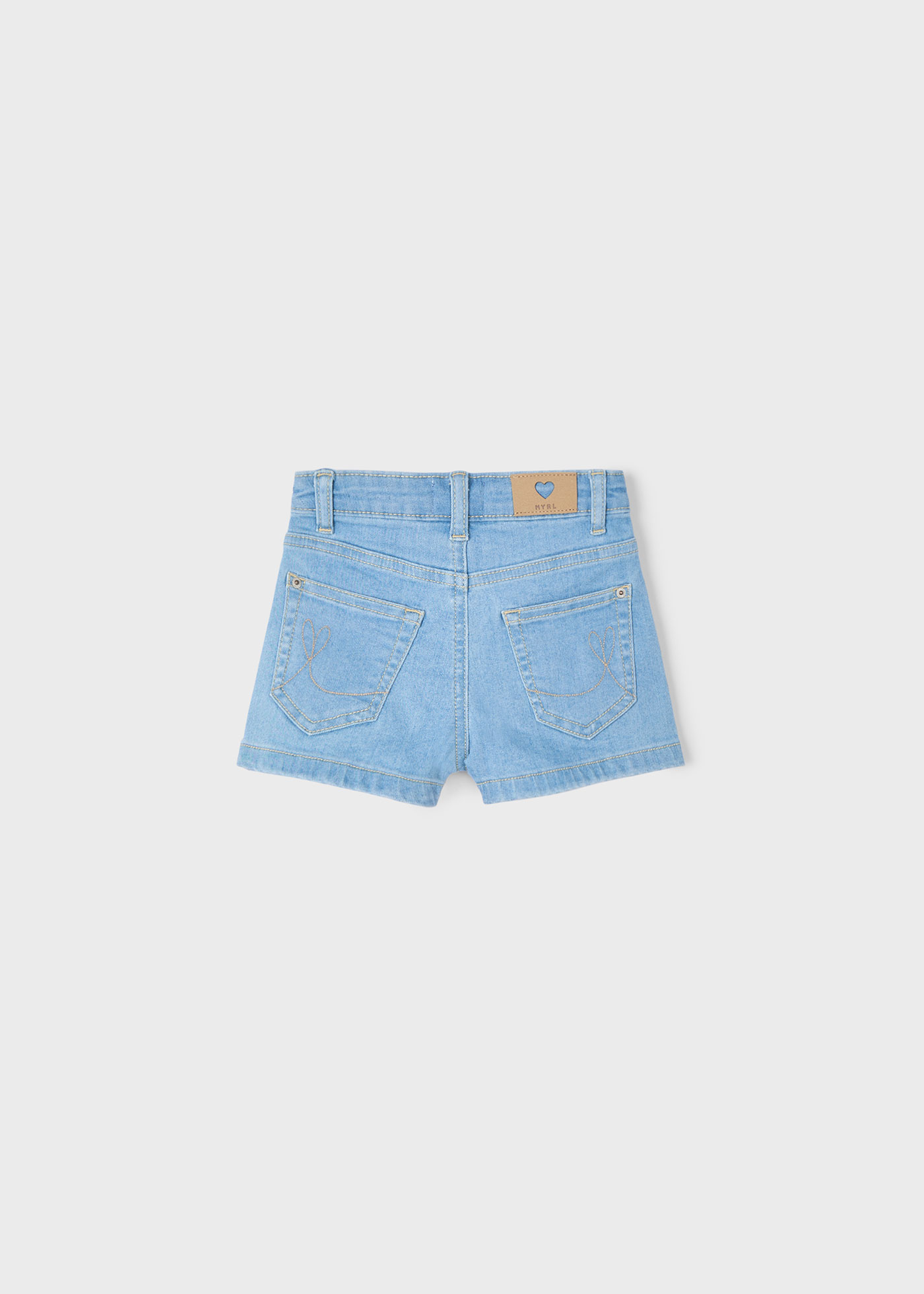 Pantalón corto vaquero básico niña