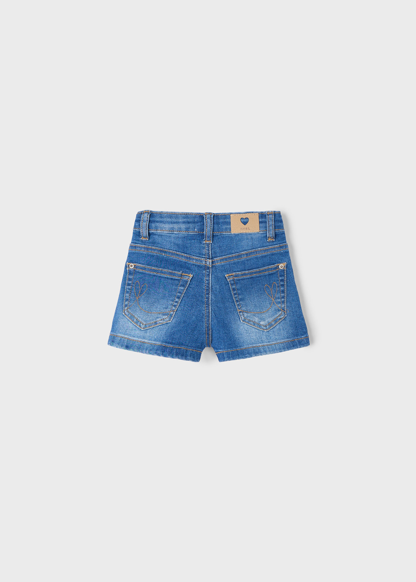 Girl basic denim shorts