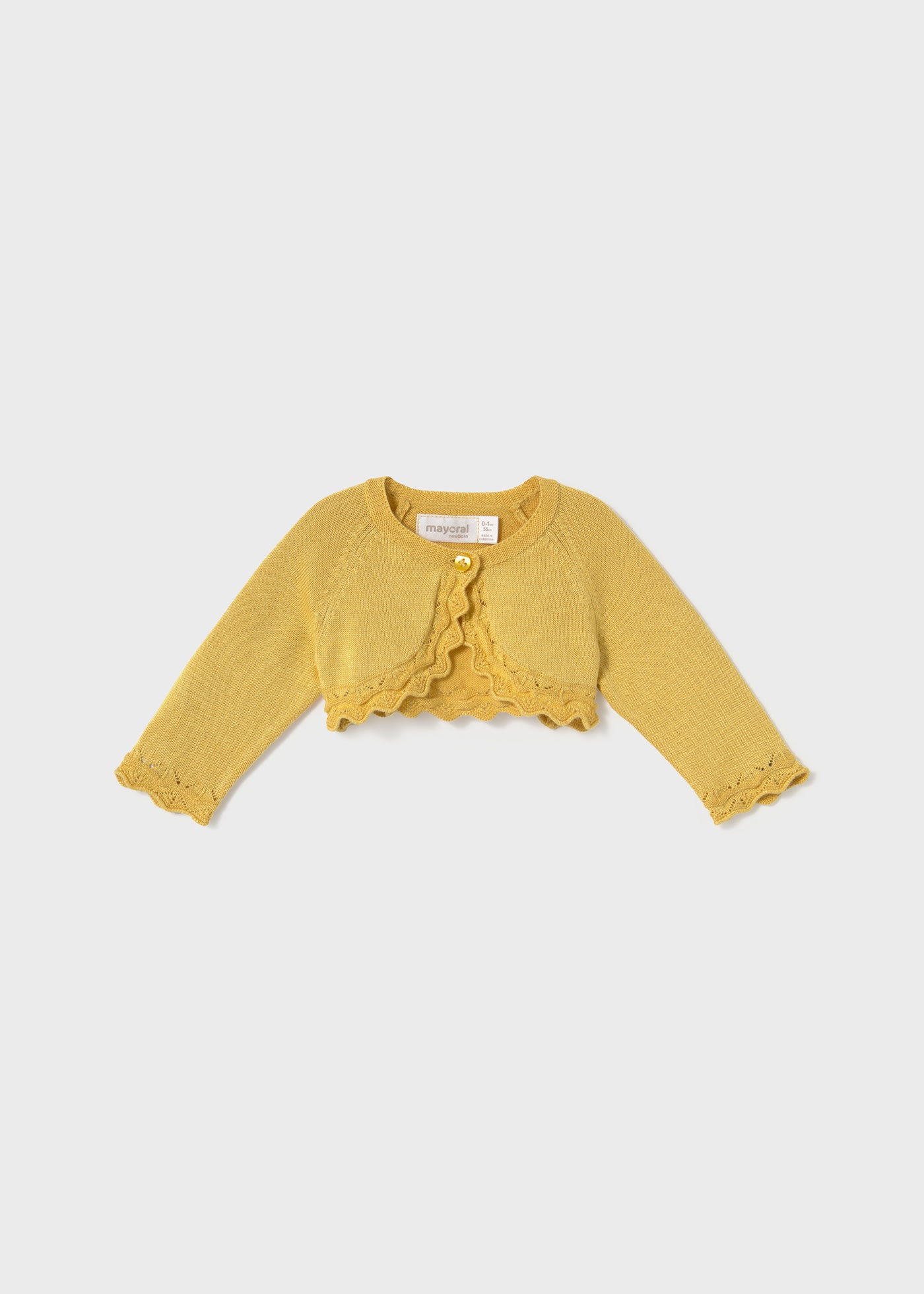 Cardigan tricot basico neonata