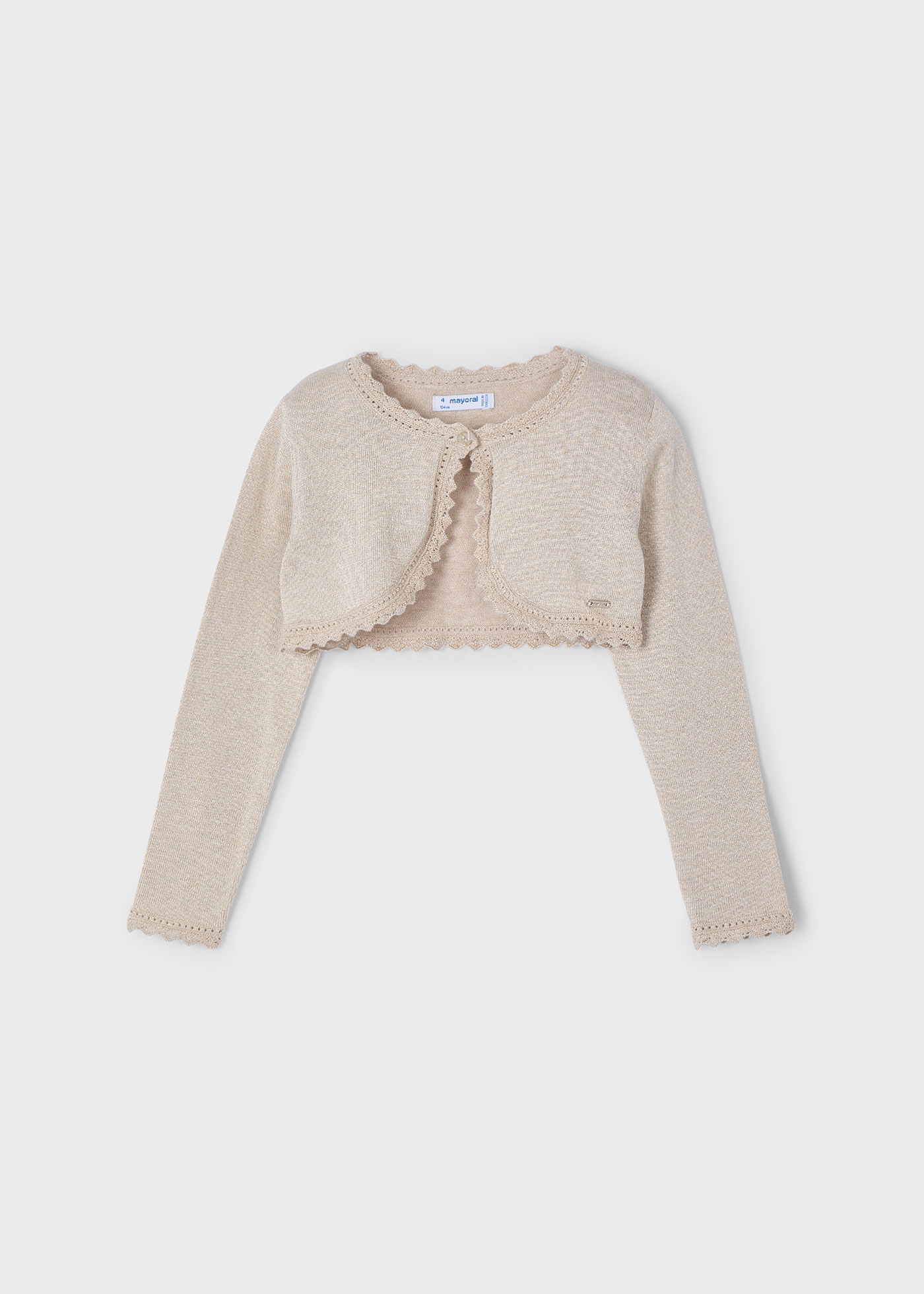 Cardigan basic tricot fetita