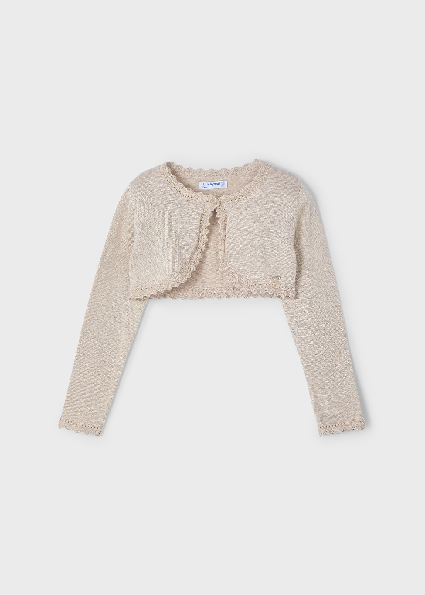 Girl Cropped Cardigan