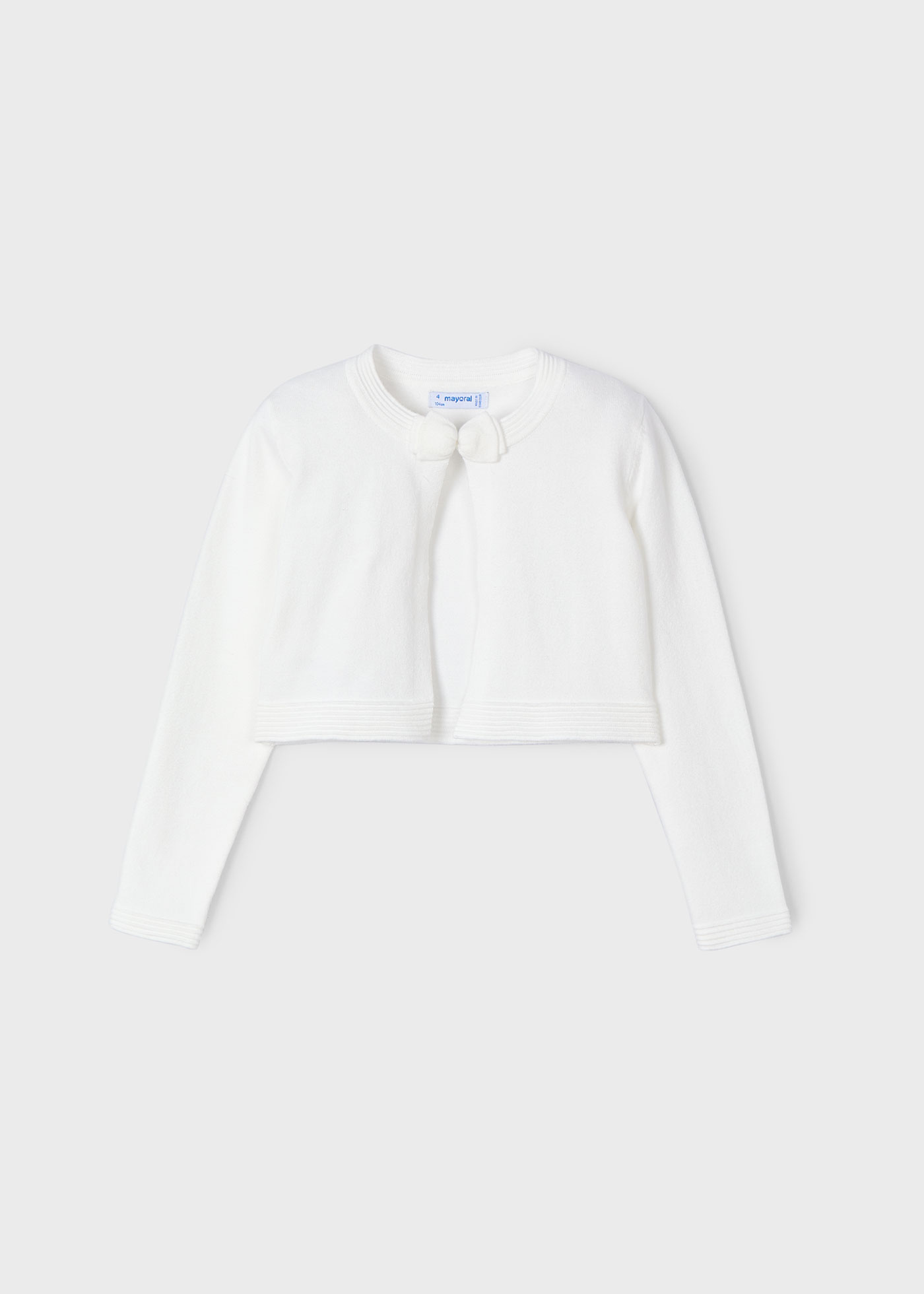 Cardigan basico in maglia bambina