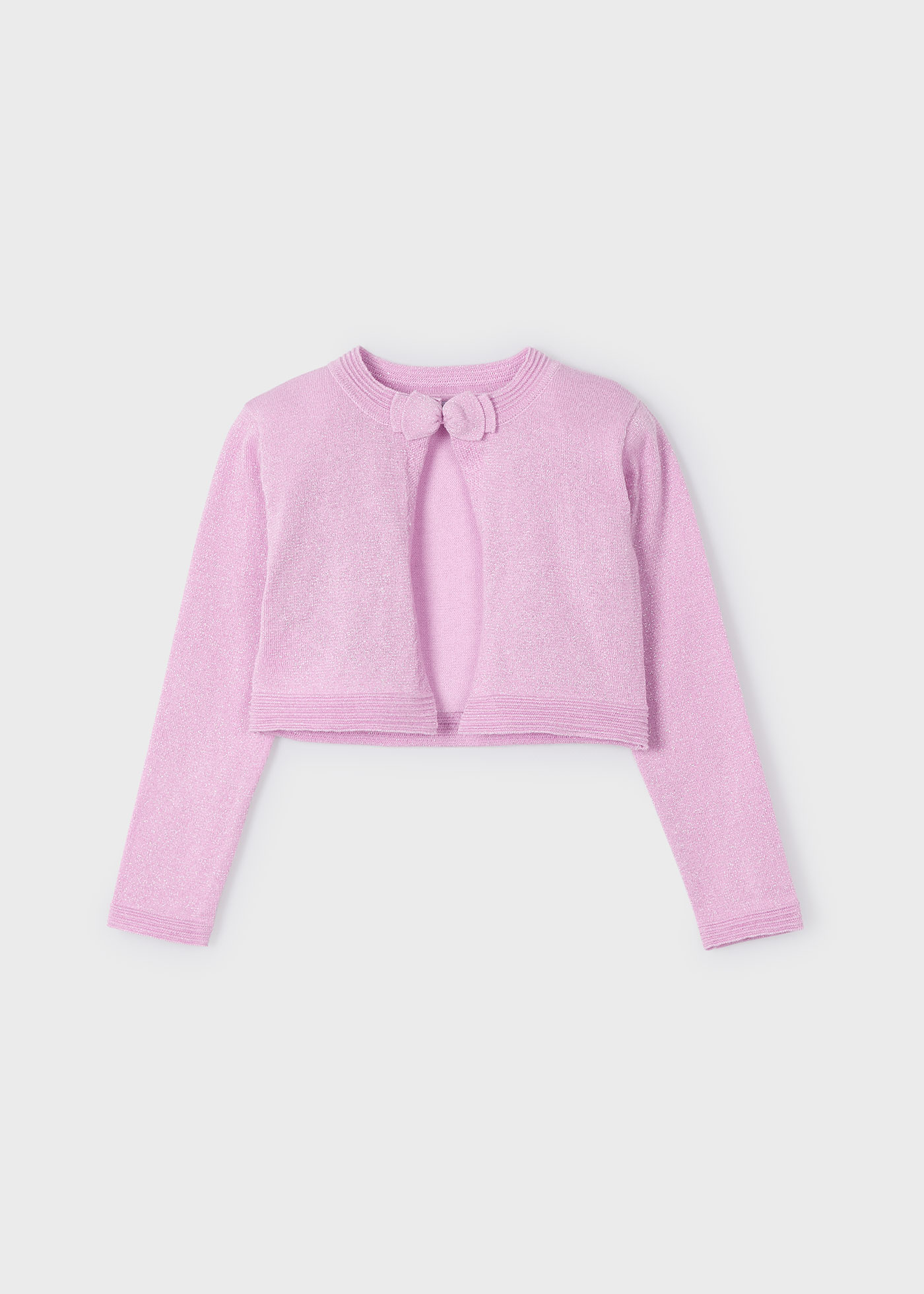 Cardigan basico in maglia bambina