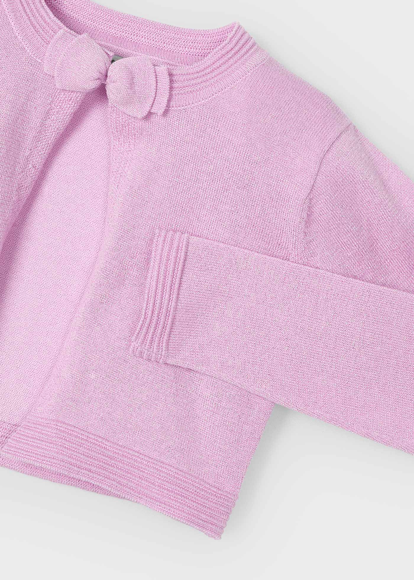 Cardigan basico in maglia bambina