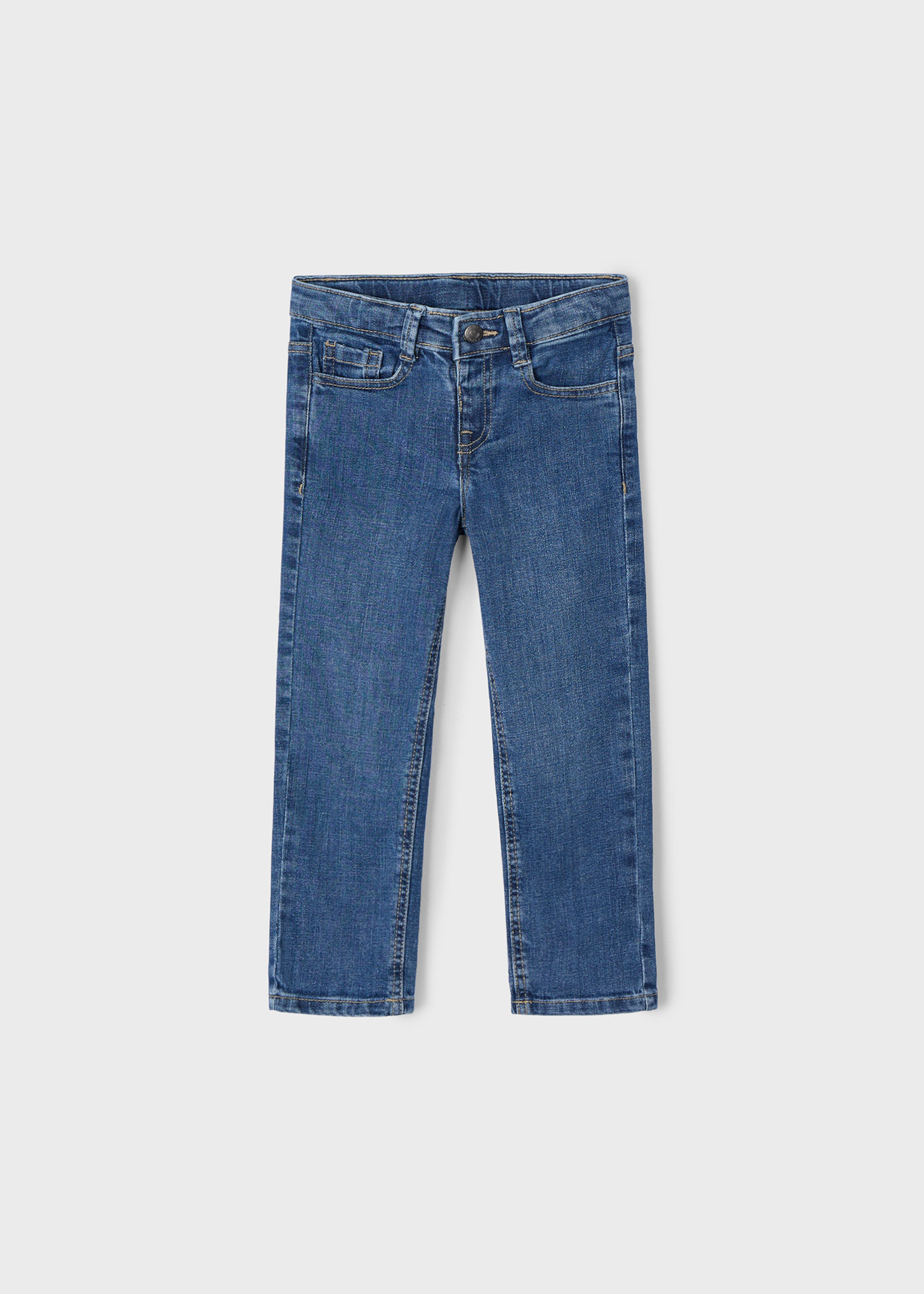 Pantalon droit en denim basique garçon